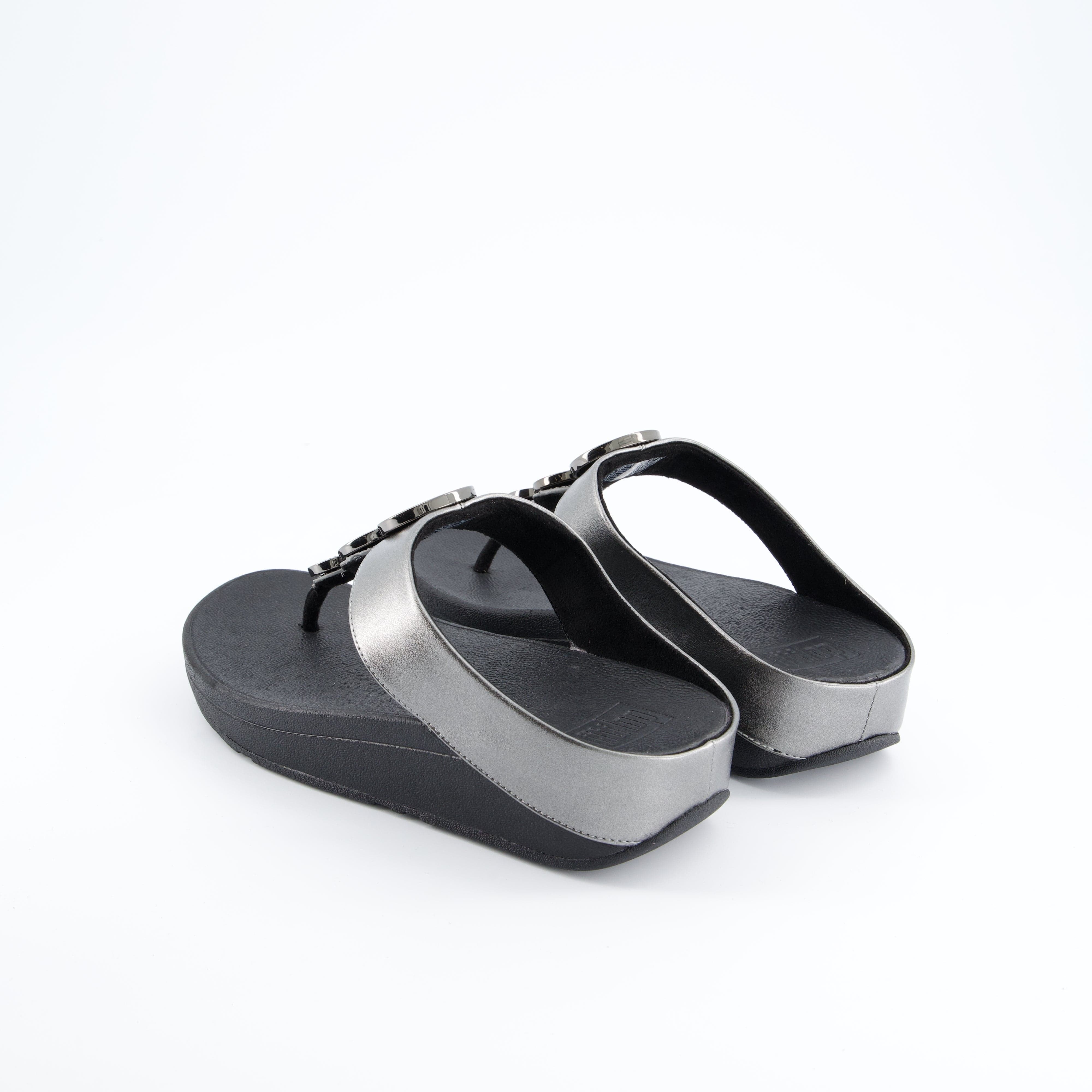 FITFLOP Damenschuhe - Pantoffel Pantoffel Halo Bead-Circle metallic