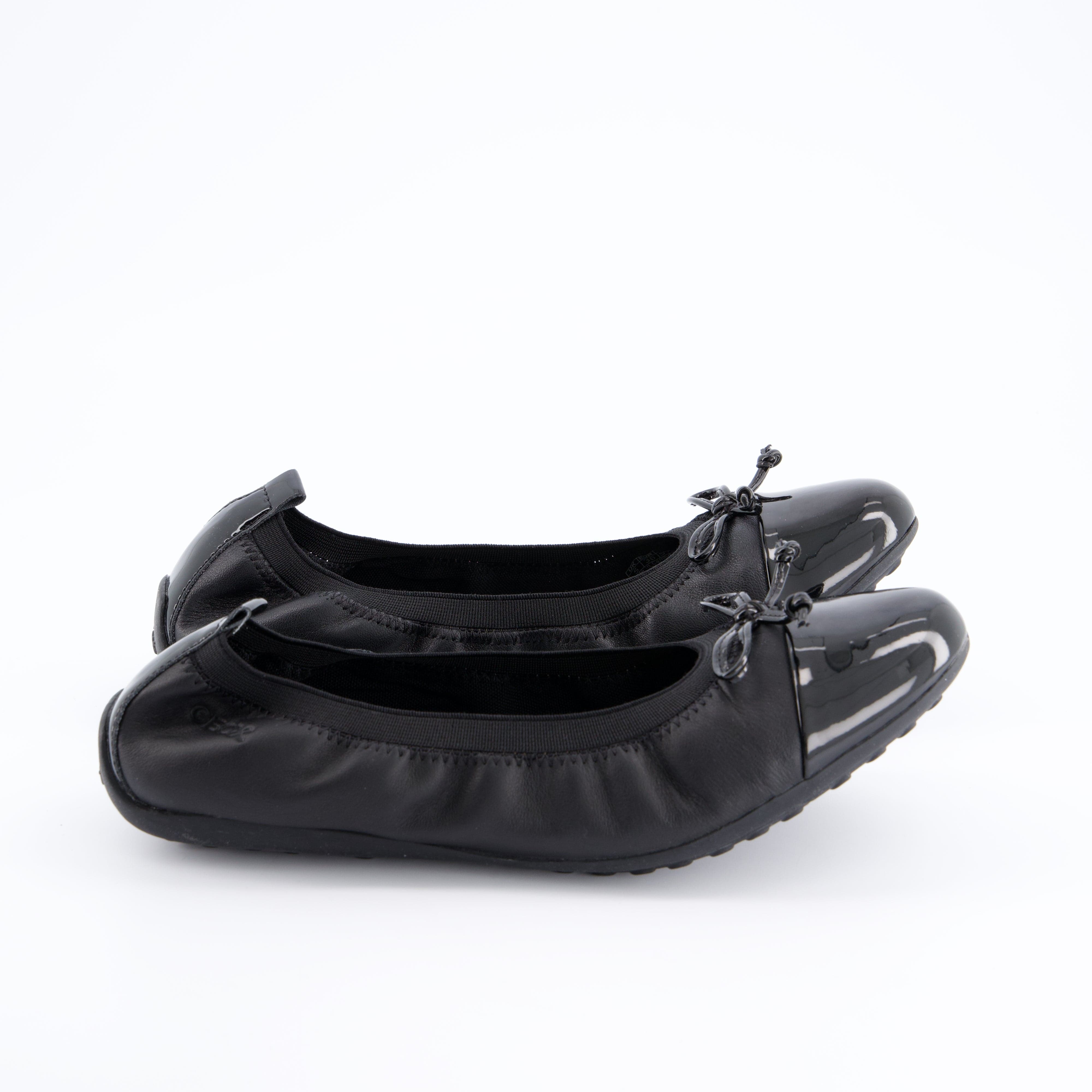 GEOX Mädchenschuhe - Ballerina, Ballerina J PIMA BL F SMO LEA