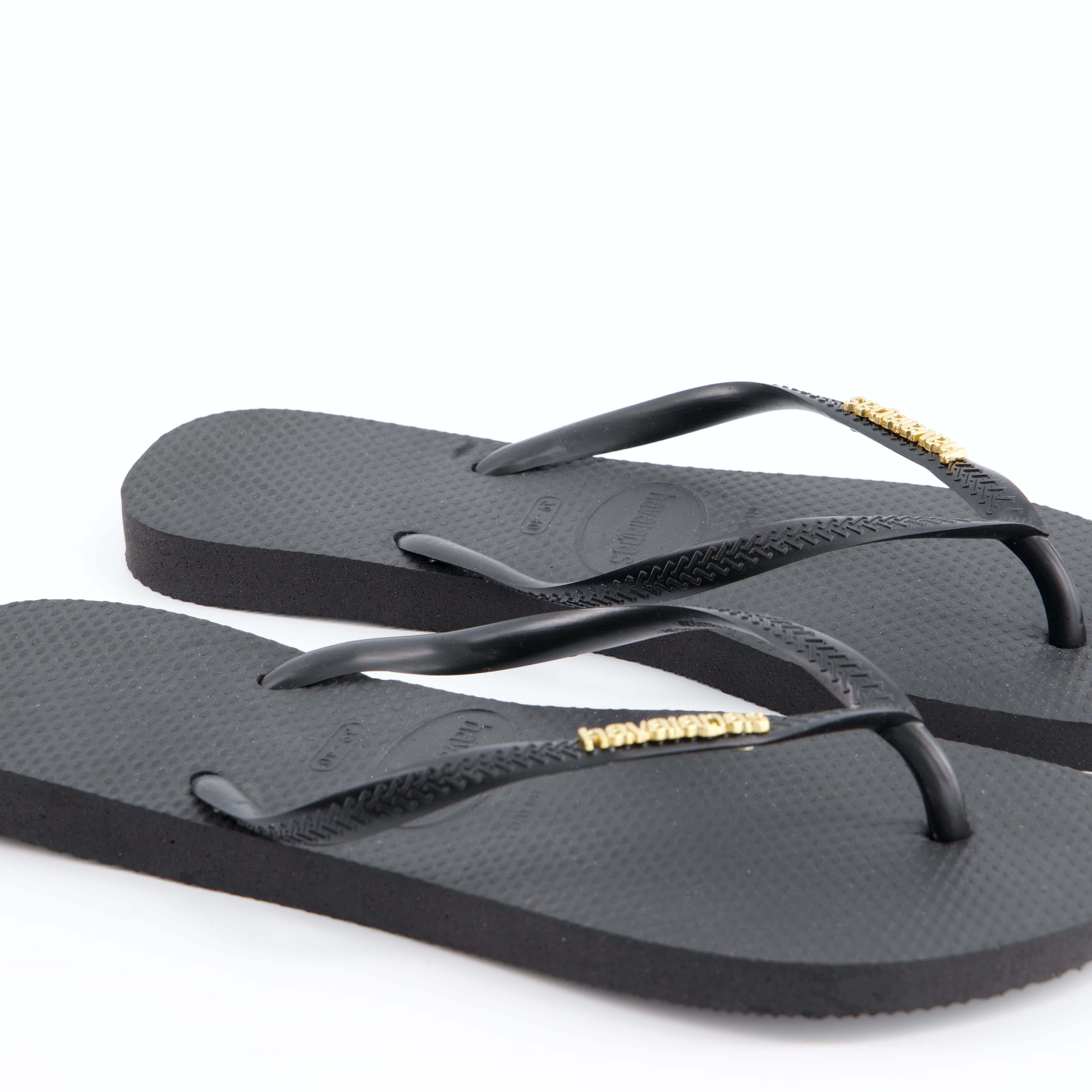 HAVAIANAS Damenschuhe - Pantoffel Pantoffel Slim Logo Metallic
