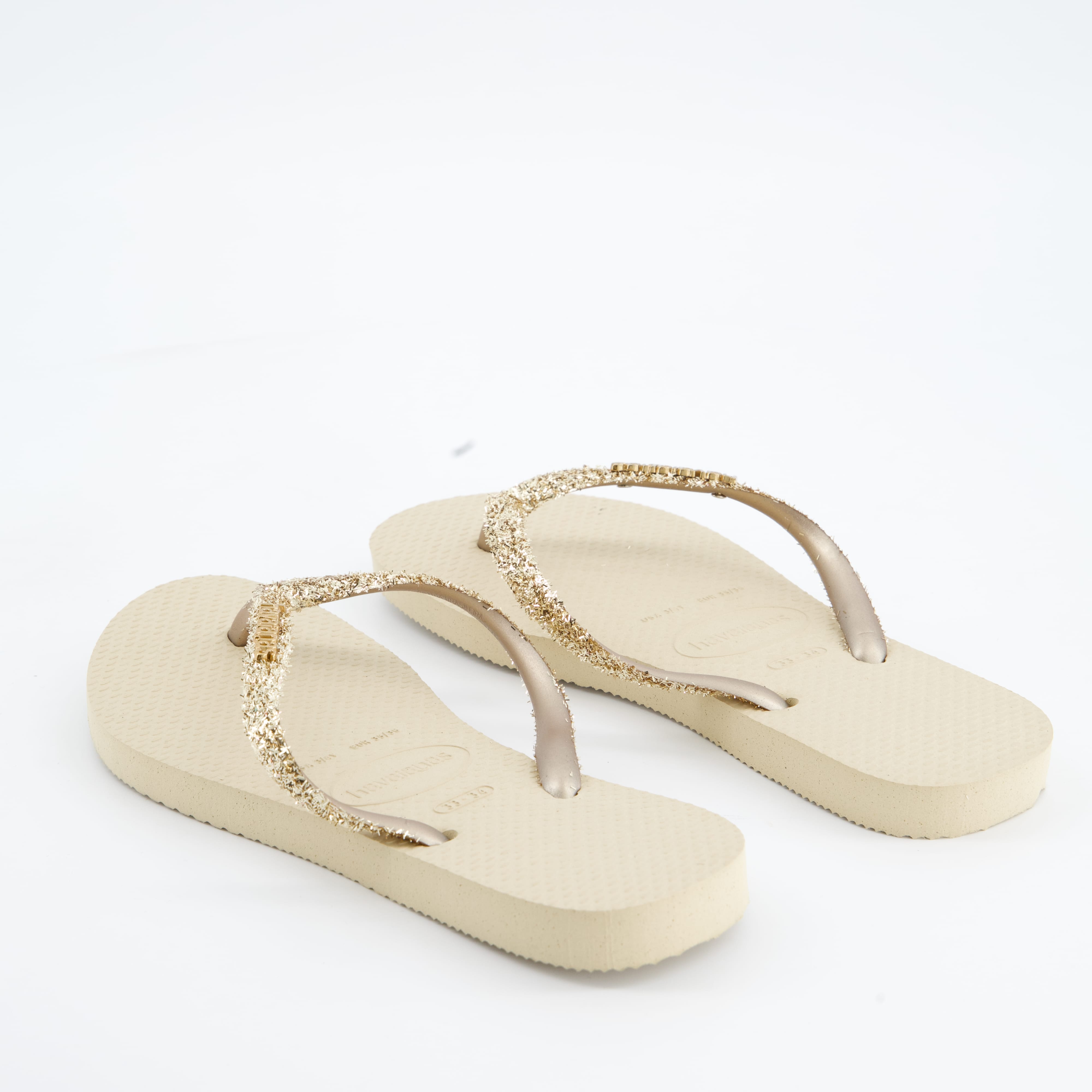 HAVAIANAS Mädchenschuhe - Pantoffel Pantoffel Slim Glitter II