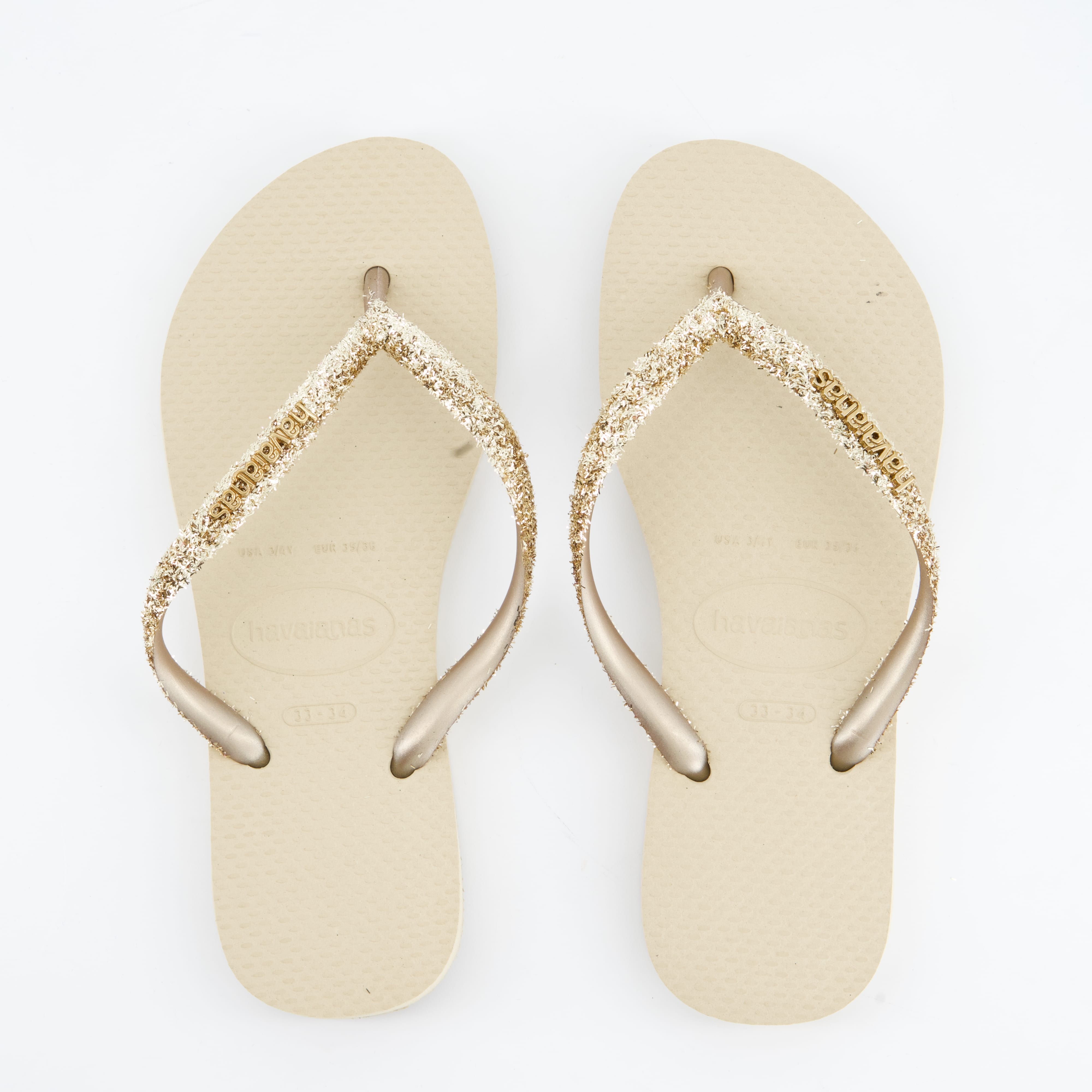 HAVAIANAS Mädchenschuhe - Pantoffel Pantoffel Slim Glitter II