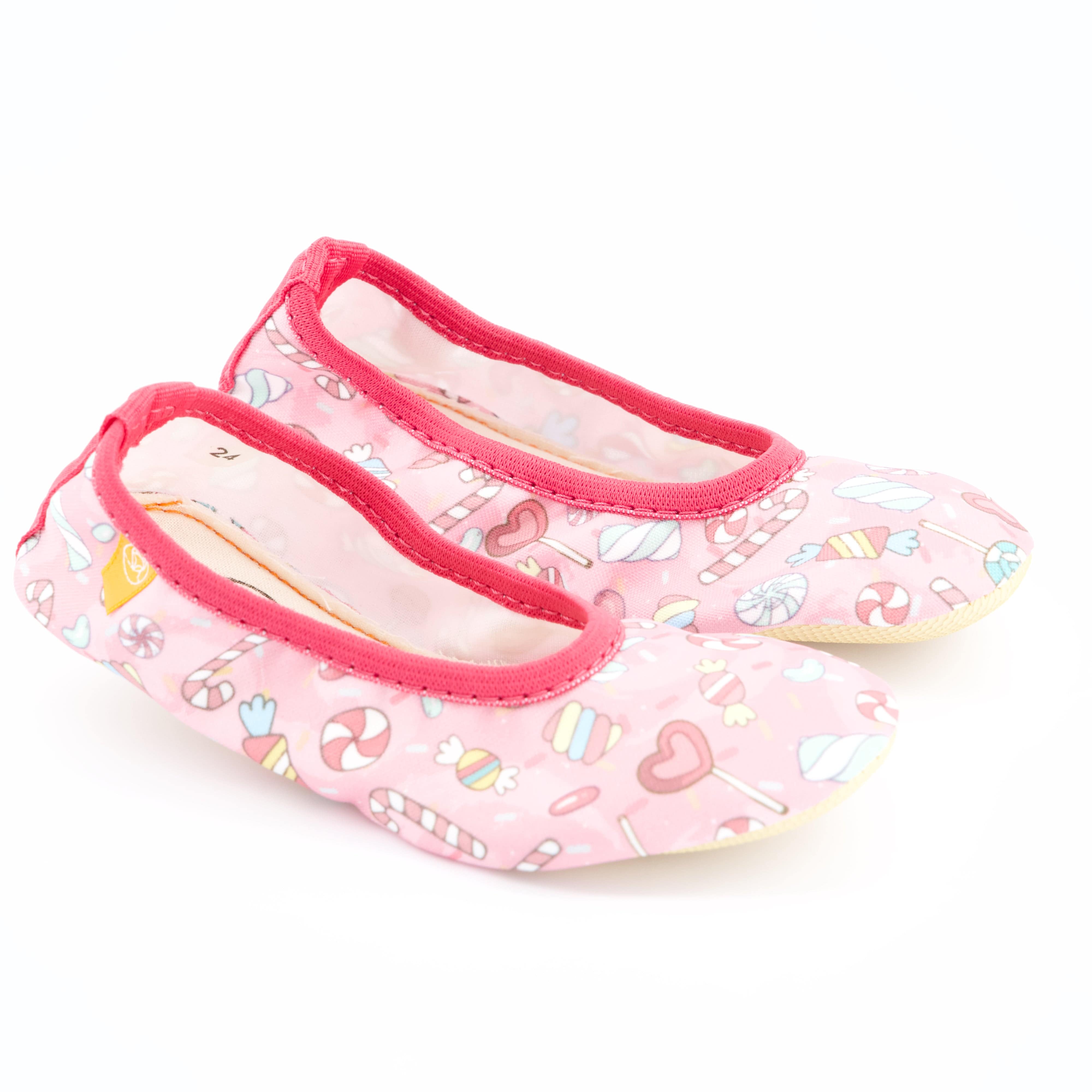 Helbie Mädchenschuhe - Hausschuh, Hausschuh Happy Candy