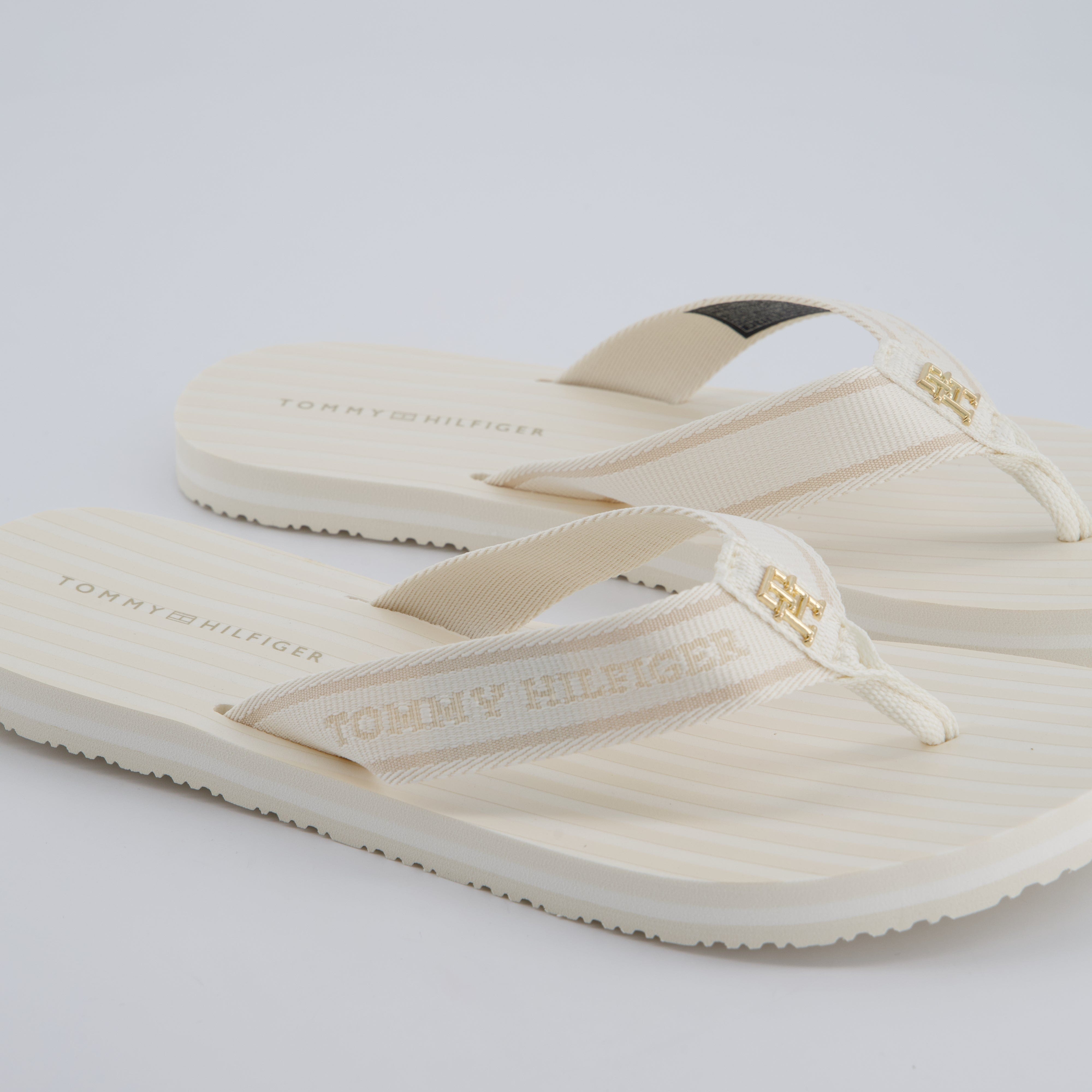 HILFIGER Damenschuhe - Pantoffel Pantoffel Stripes Beach Sandal