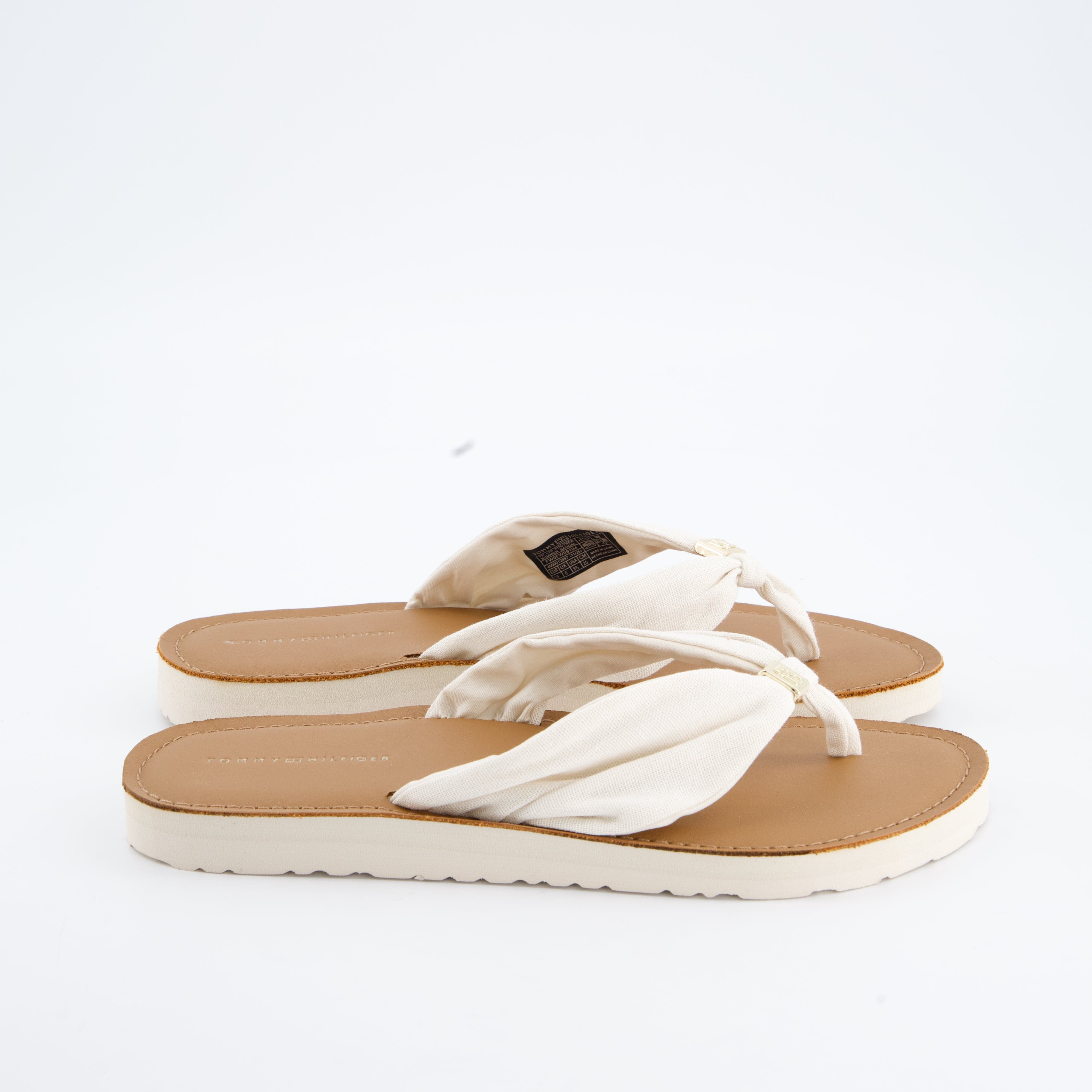 HILFIGER Damenschuhe - Pantoffel Pantoffel TH LTR FOOTBED SUMMER SANDAL