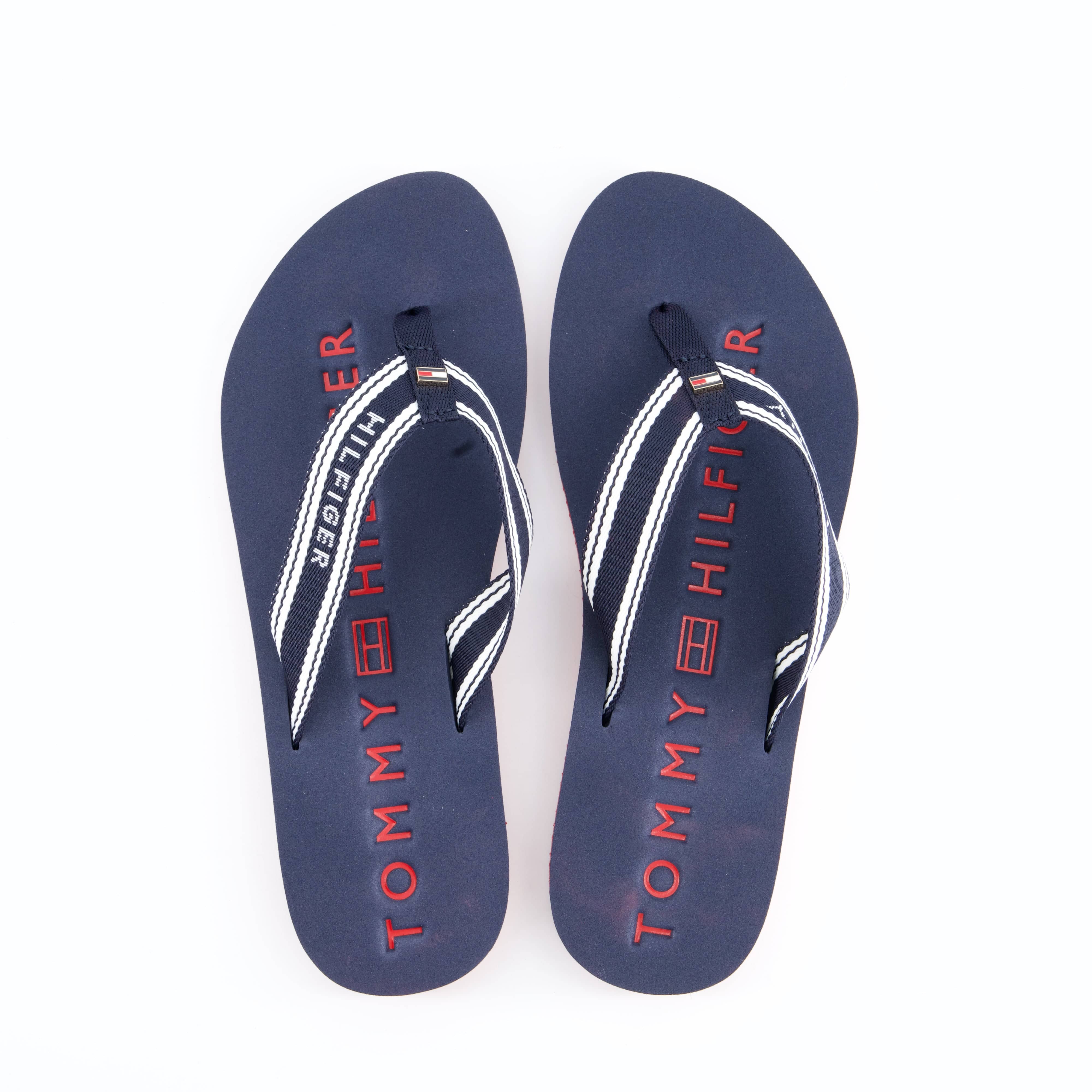 HILFIGER Damenschuhe - Pantoffel Pantoffel TH WEBBING SUMMER SANDAL