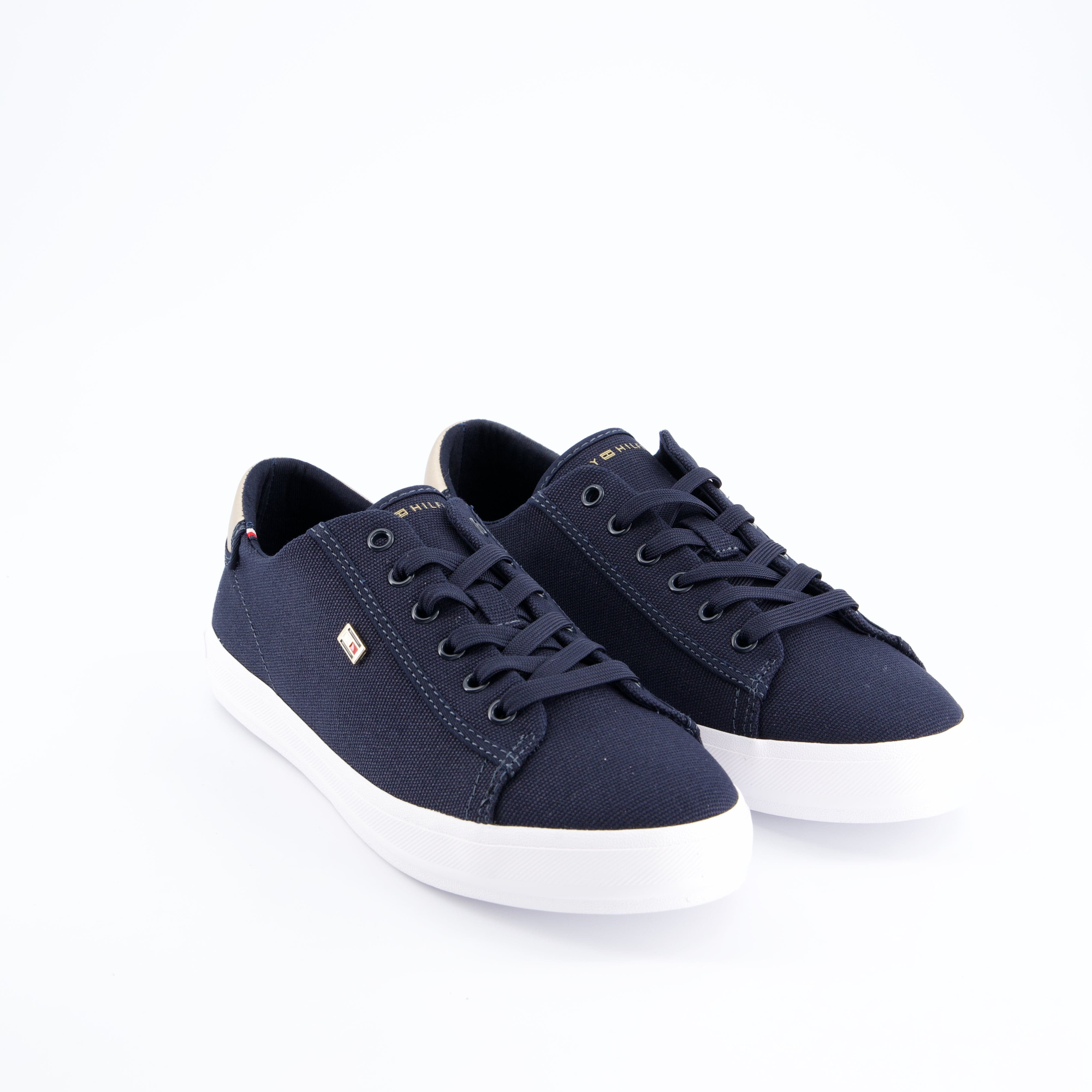 HILFIGER Damenschuhe - Schnürschuhe Schnürschuhe Vulc Canvas lace up Sneaker