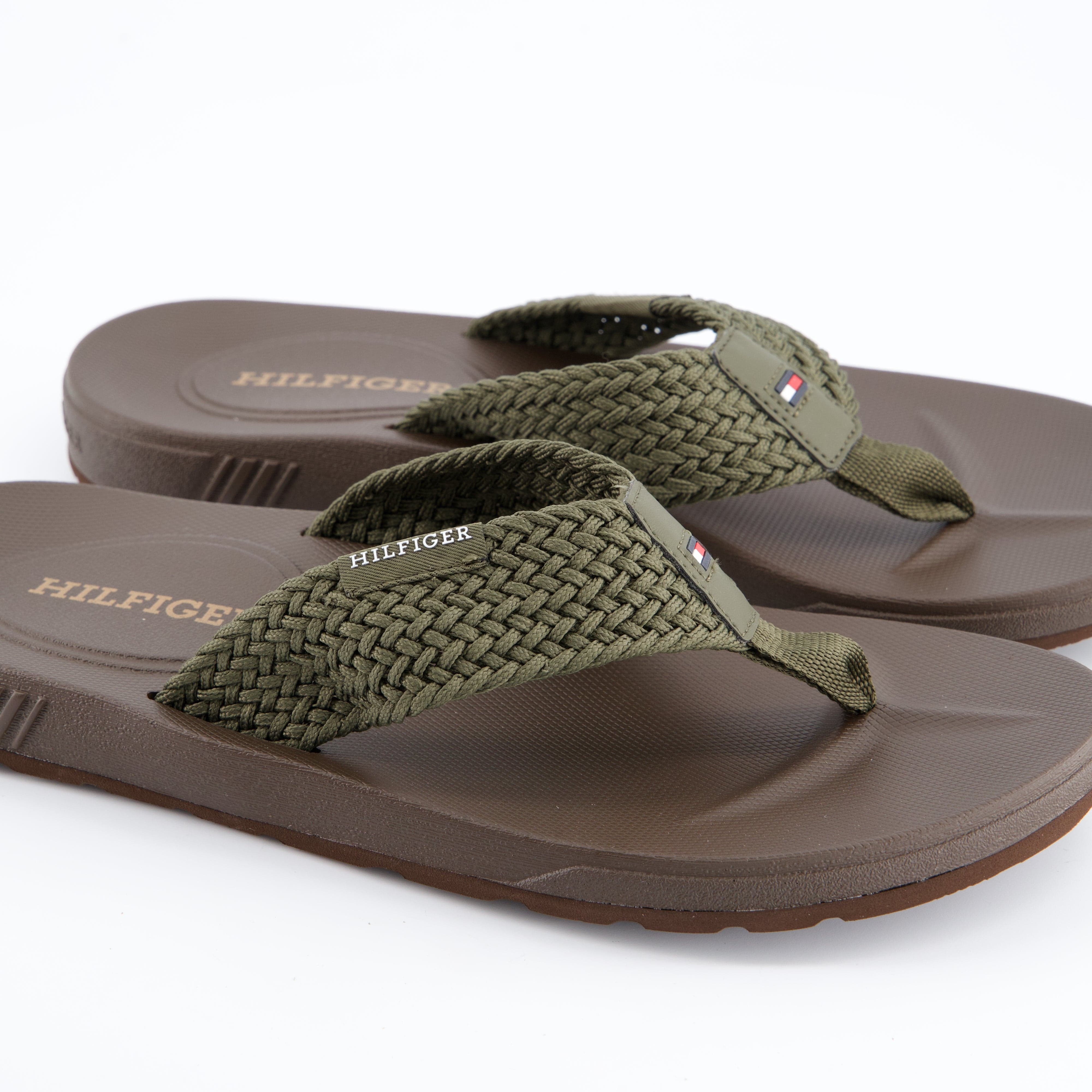 HILFIGER Herrenschuh - Pantoffel Pantoffel Molded Web Beach Sandal