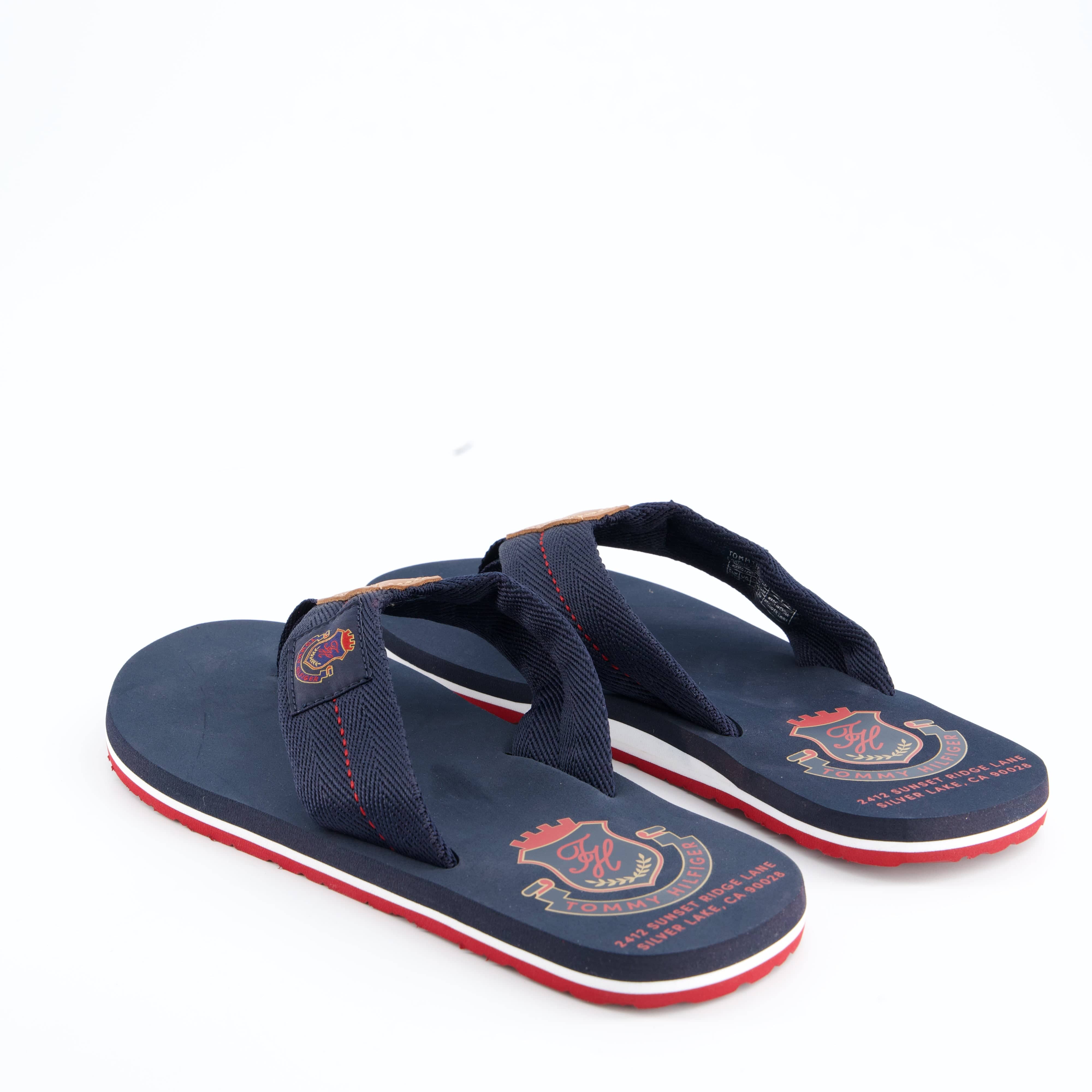 HILFIGER Herrenschuh - Pantoffel Pantoffel PATCH HILFIGER BEACH SANDAL