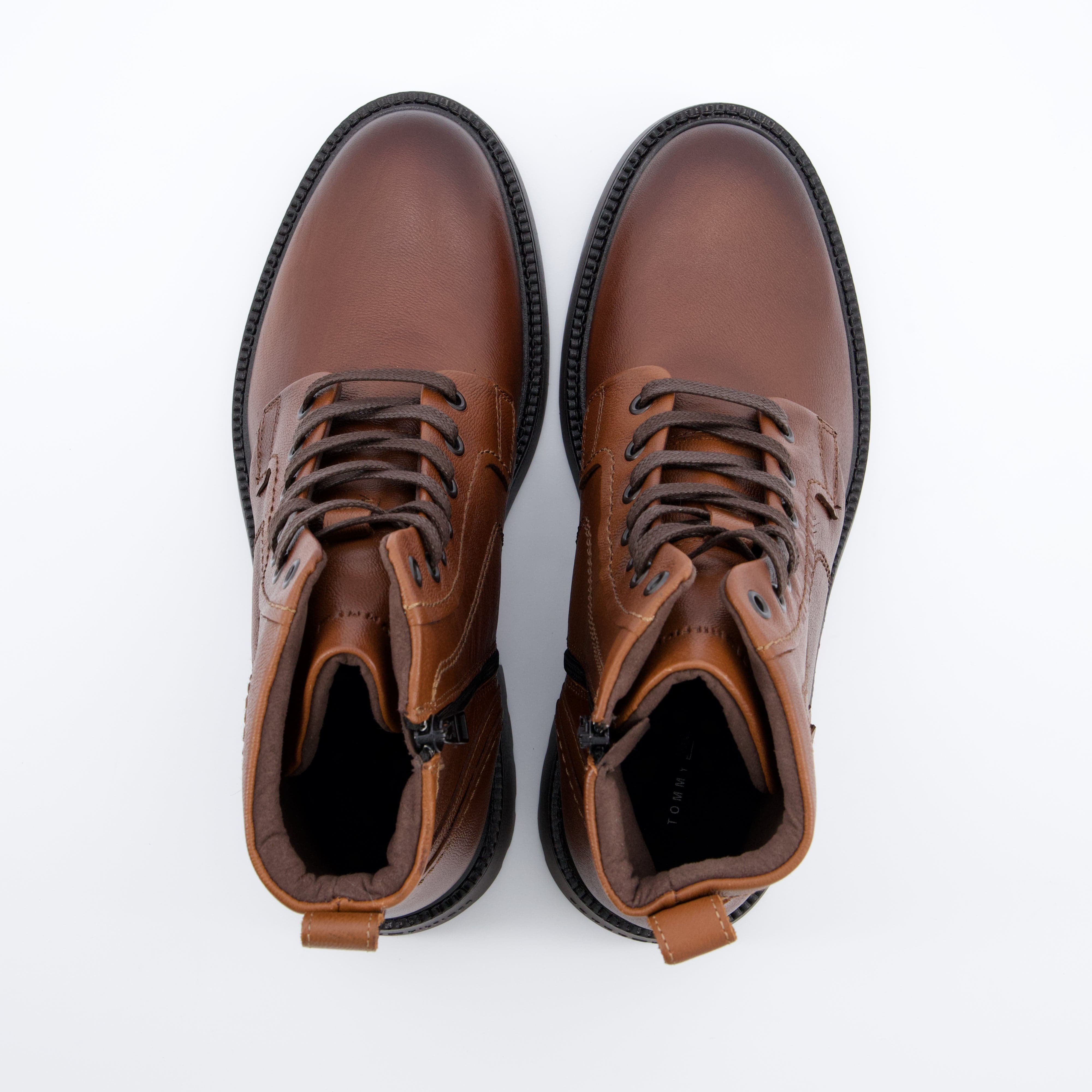 HILFIGER Herrenschuh - Schnürboot, Schnürboot Comfort lwt lth Boot