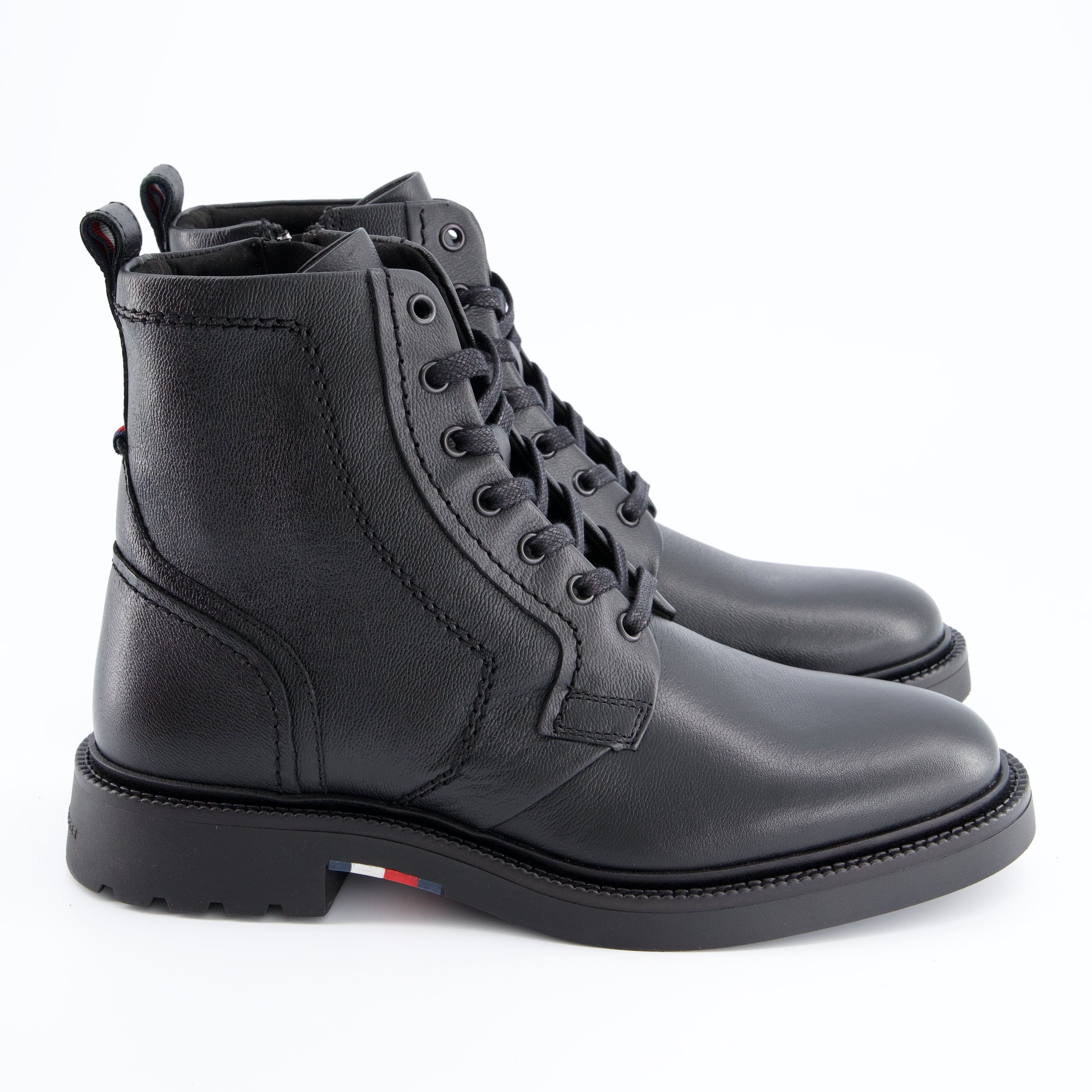 HILFIGER Herrenschuh - Schnürboot, Schnürboot Comfort lwt lth Boot