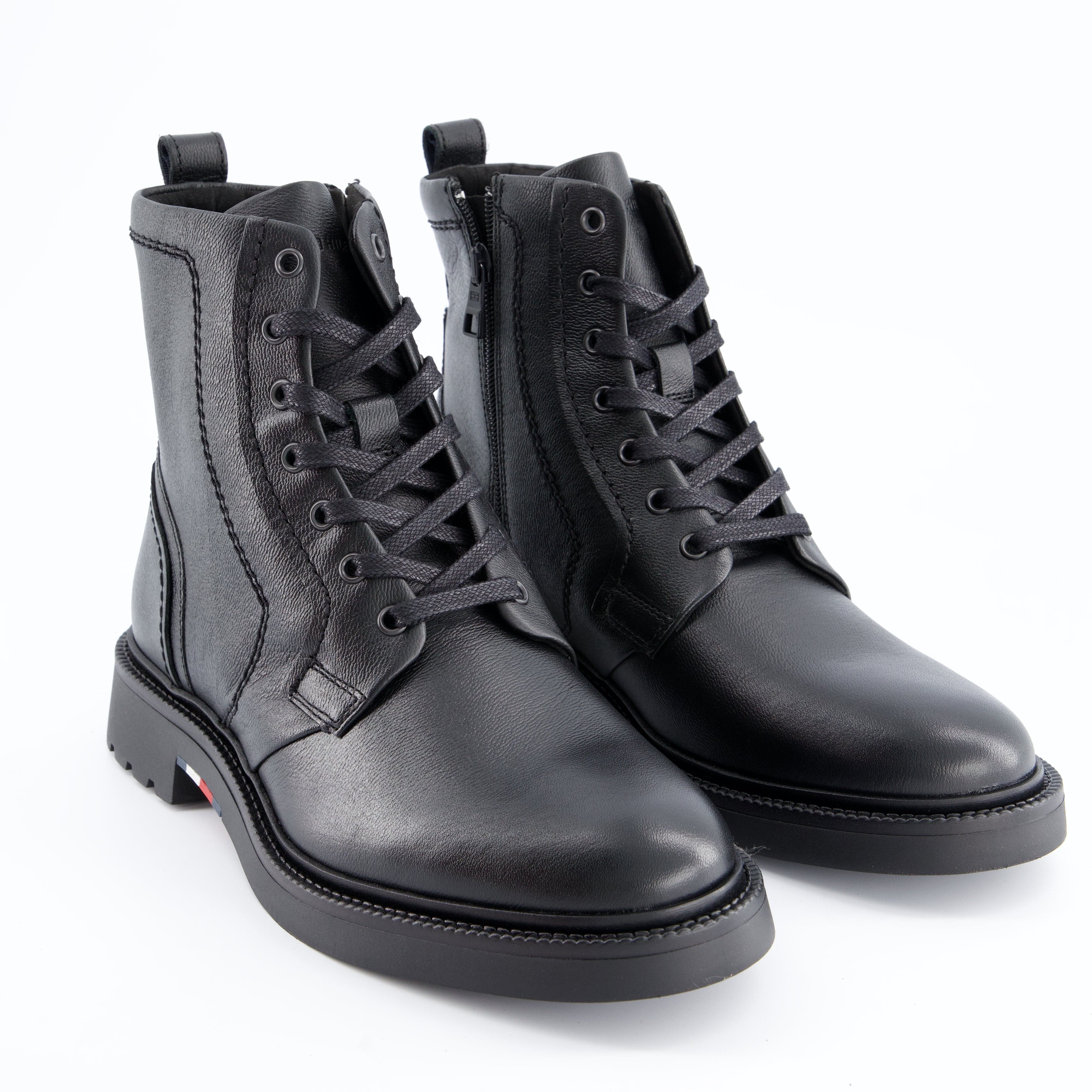 HILFIGER Herrenschuh - Schnürboot, Schnürboot Comfort lwt lth Boot