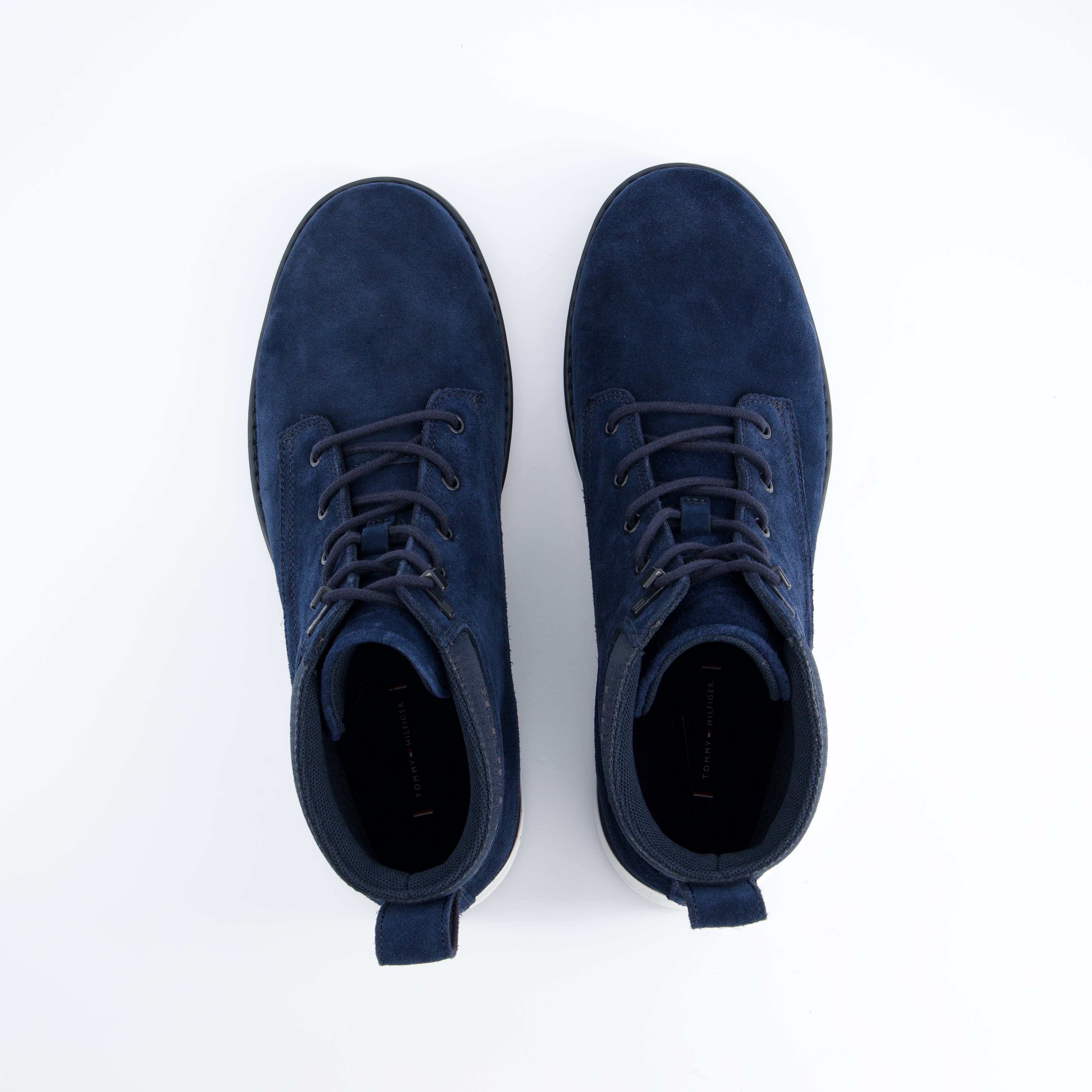 HILFIGER Herrenschuh - Schnürboot, Schnürboot Corp Outdoor Suede Boot