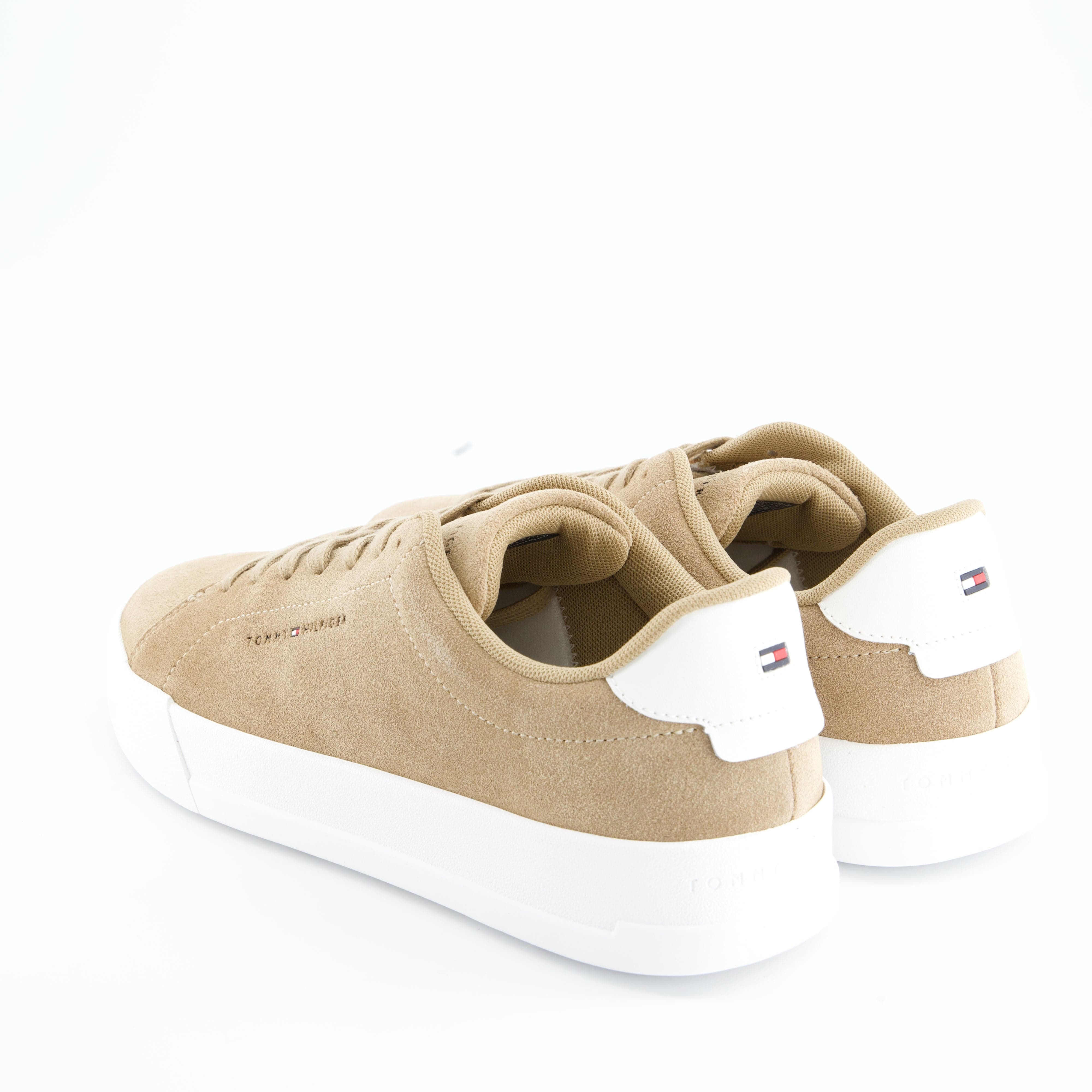 HILFIGER Herrenschuh - Schnürschuh Schnürschuh TH COURT CORE SUEDE