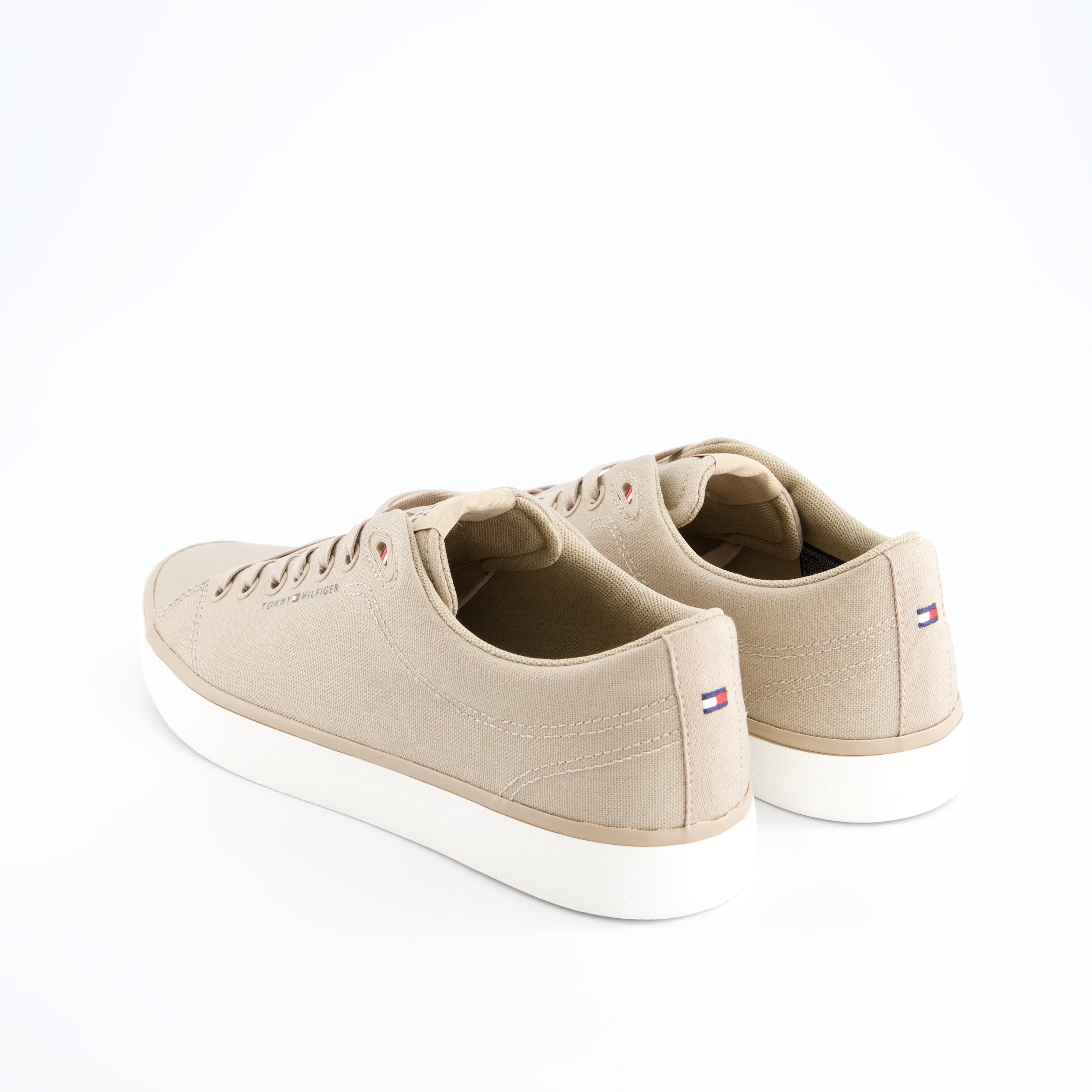 HILFIGER Herrenschuh - Schnürschuh Schnürschuh Vulc low Core Canvas