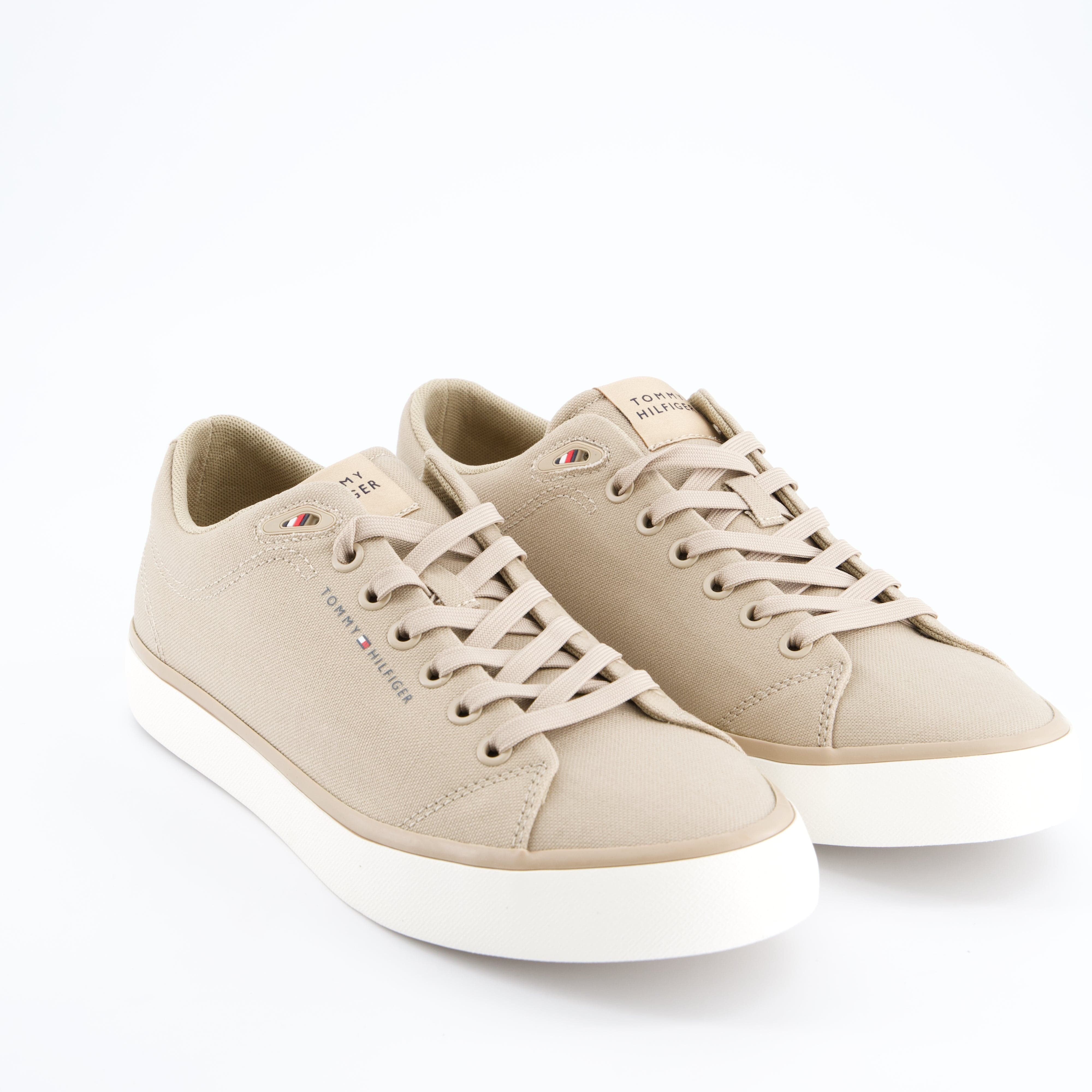 HILFIGER Herrenschuh - Schnürschuh Schnürschuh Vulc low Core Canvas