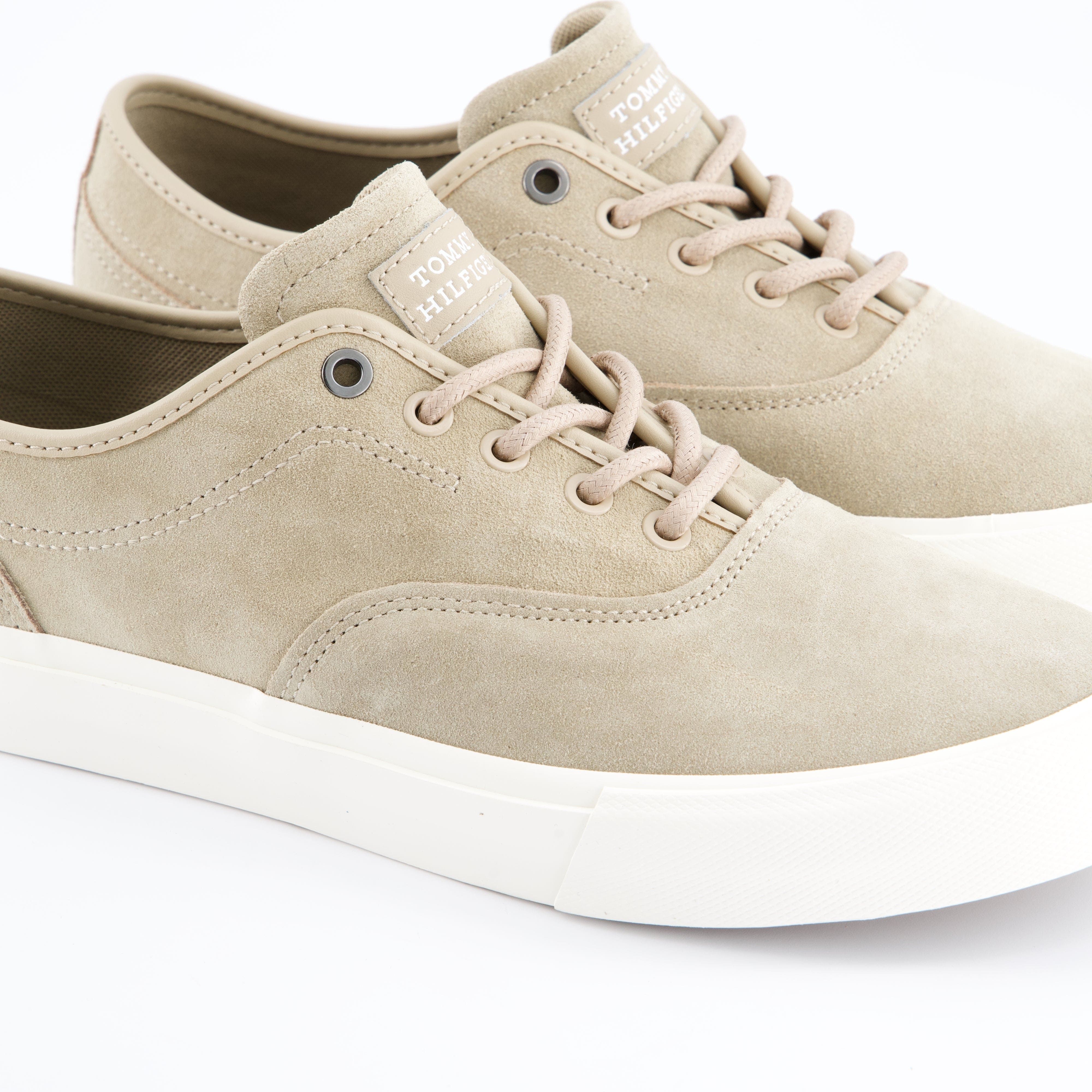 HILFIGER Herrenschuh - Schnürschuh Schnürschuh Vulc low Oxford Suede