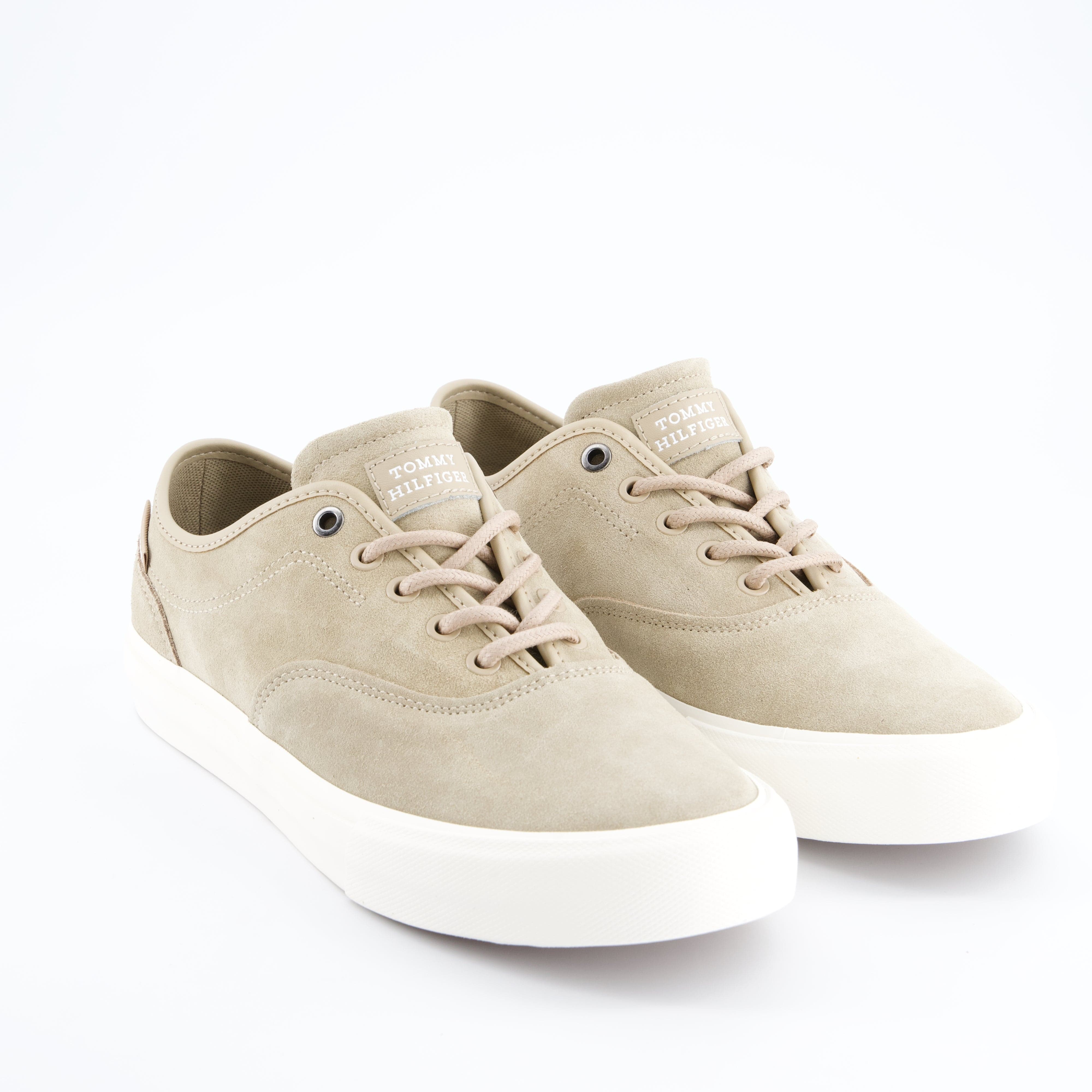 HILFIGER Herrenschuh - Schnürschuh Schnürschuh Vulc low Oxford Suede