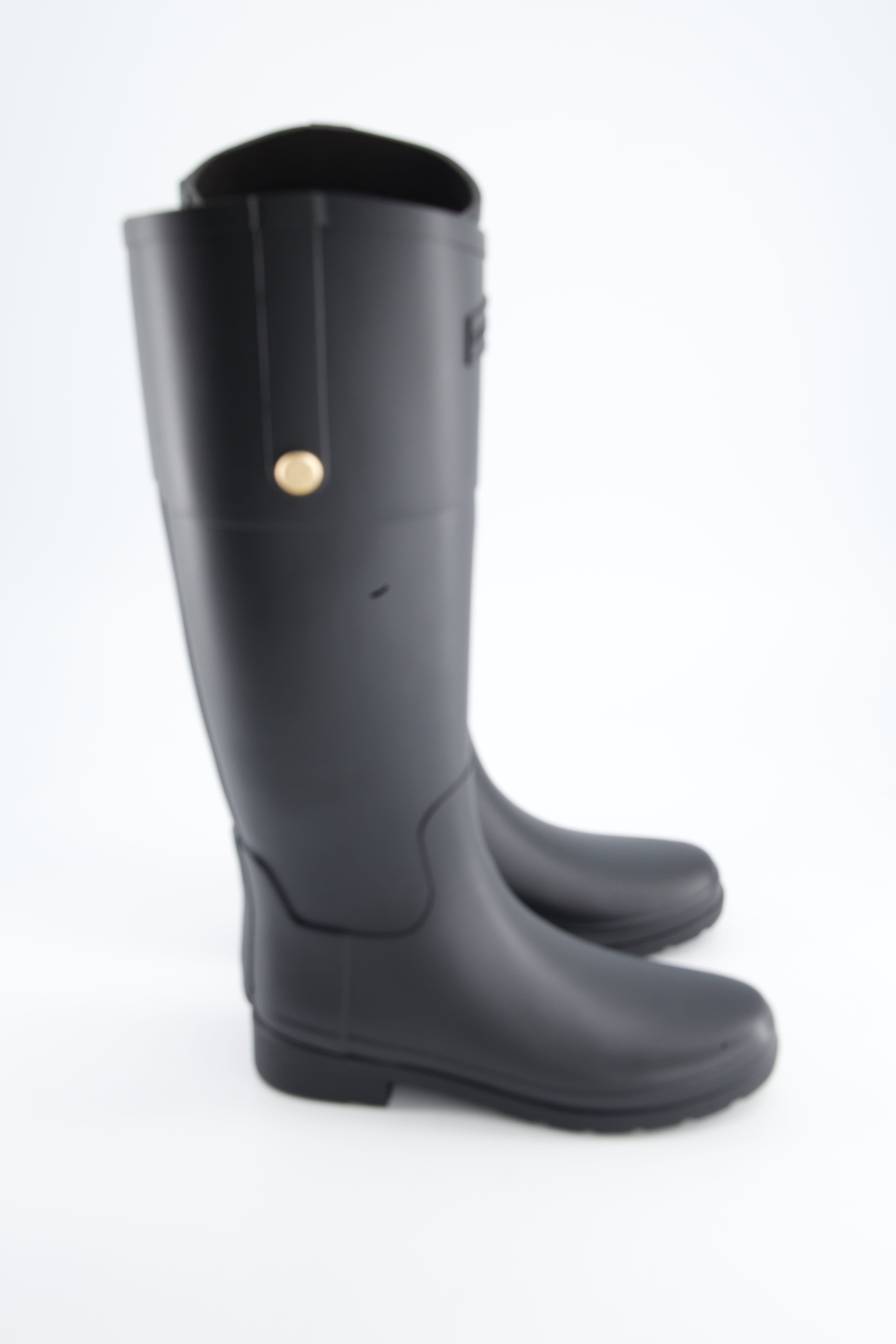 HUNTER Damenschuhe - Stiefel Stiefel Refined Gold Trim Riding Boot