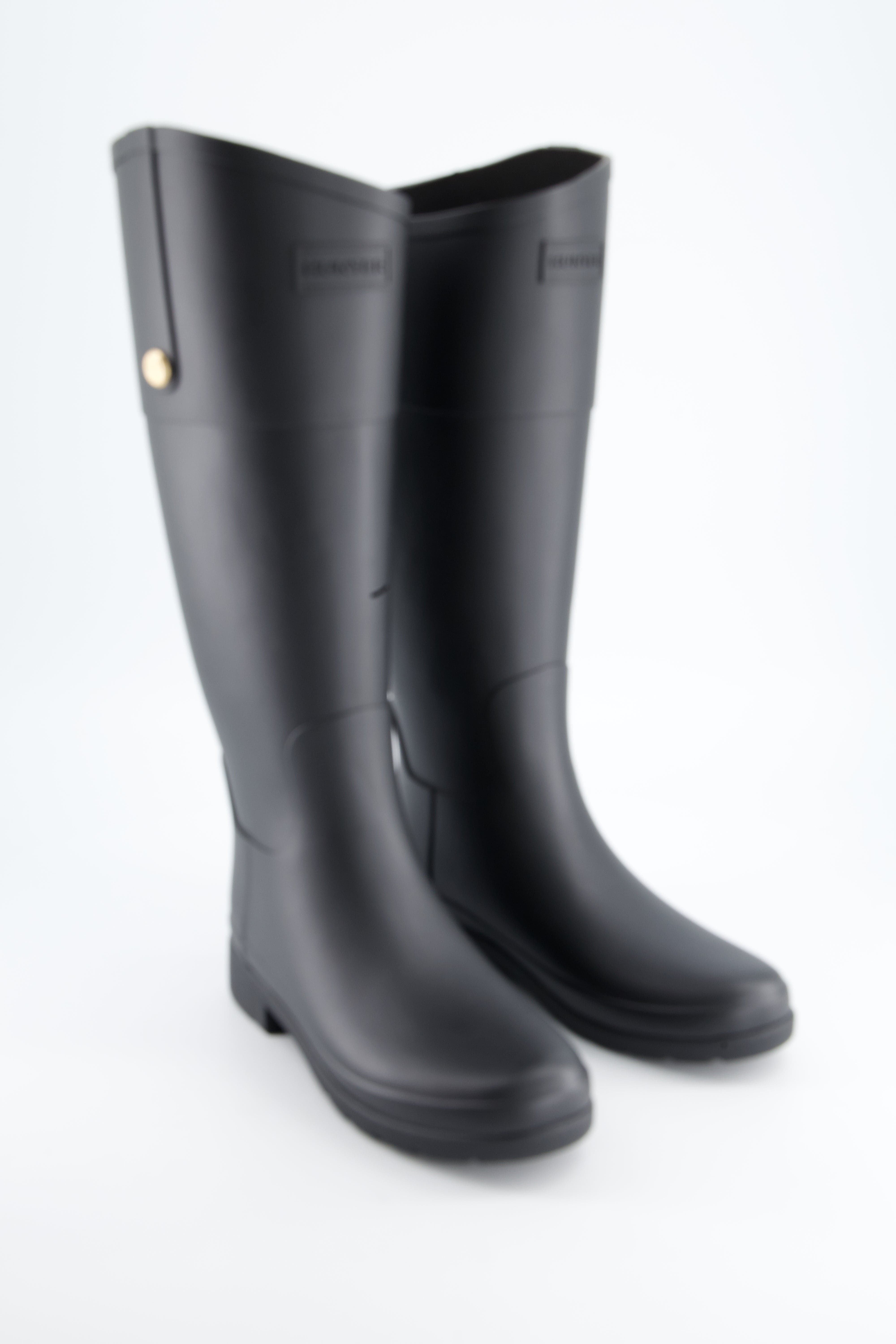 HUNTER Damenschuhe - Stiefel Stiefel Refined Gold Trim Riding Boot