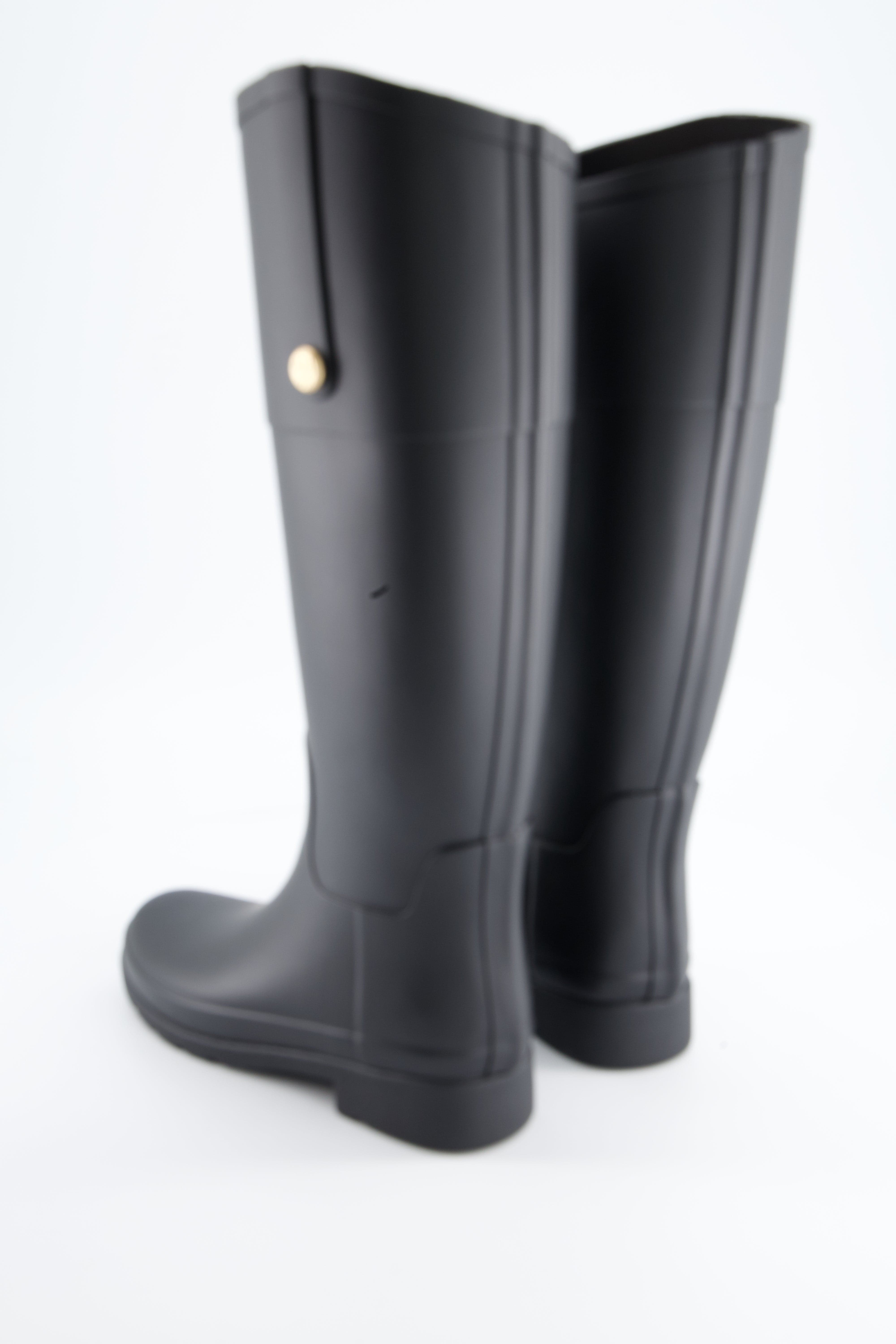 HUNTER Damenschuhe - Stiefel Stiefel Refined Gold Trim Riding Boot