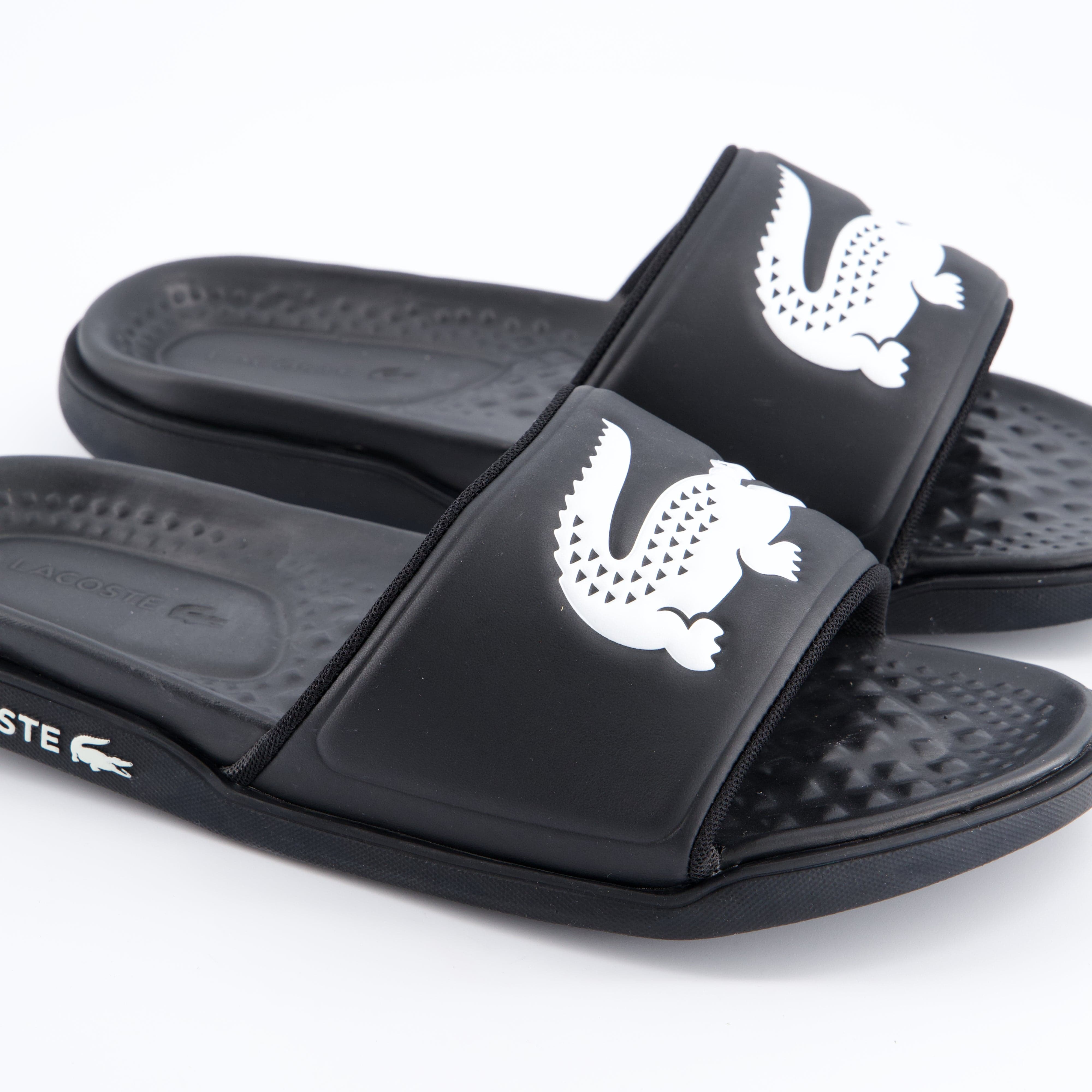 LACOSTE Herrenschuh - Hausschuh Hausschuh Serve Slide