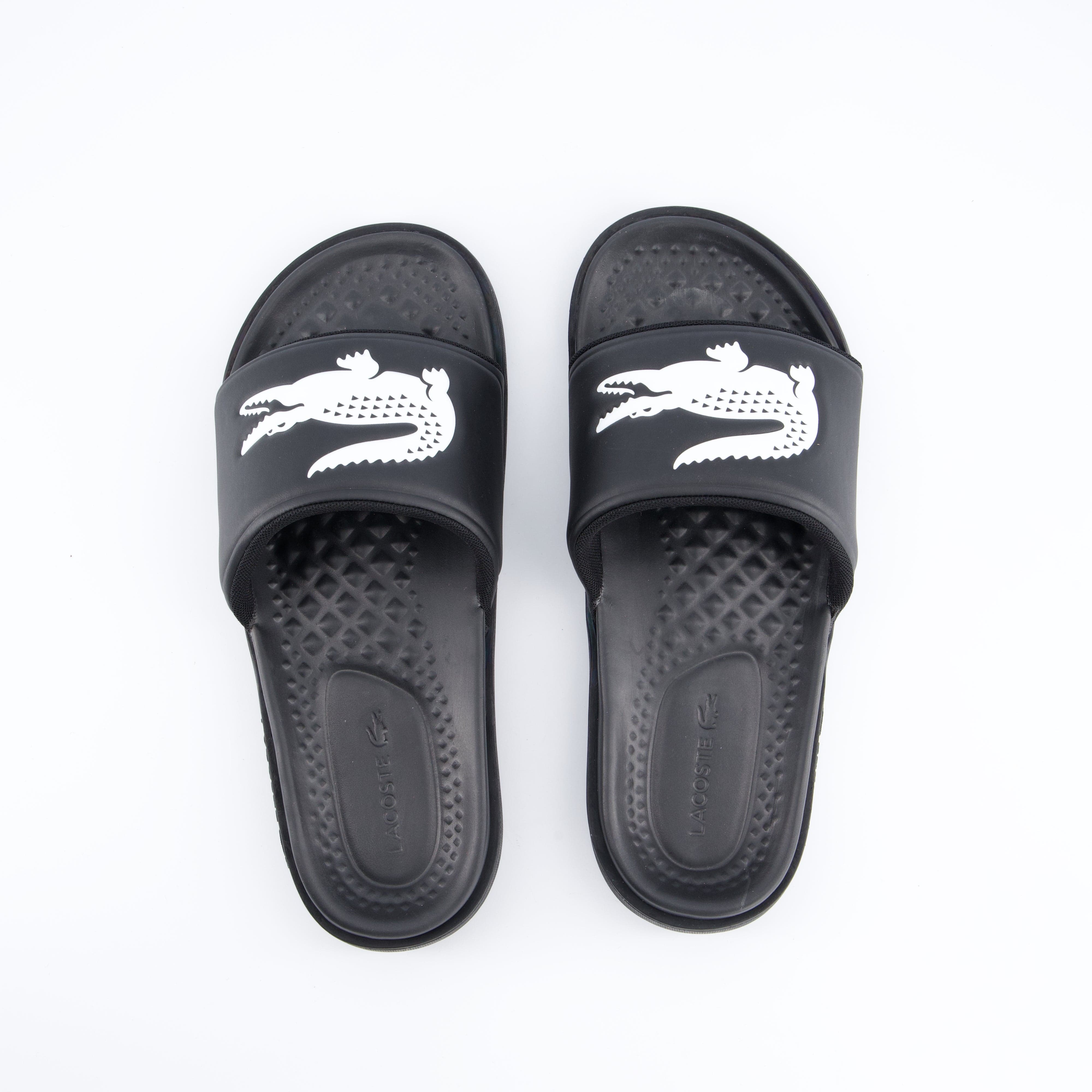 LACOSTE Herrenschuh - Hausschuh Hausschuh Serve Slide