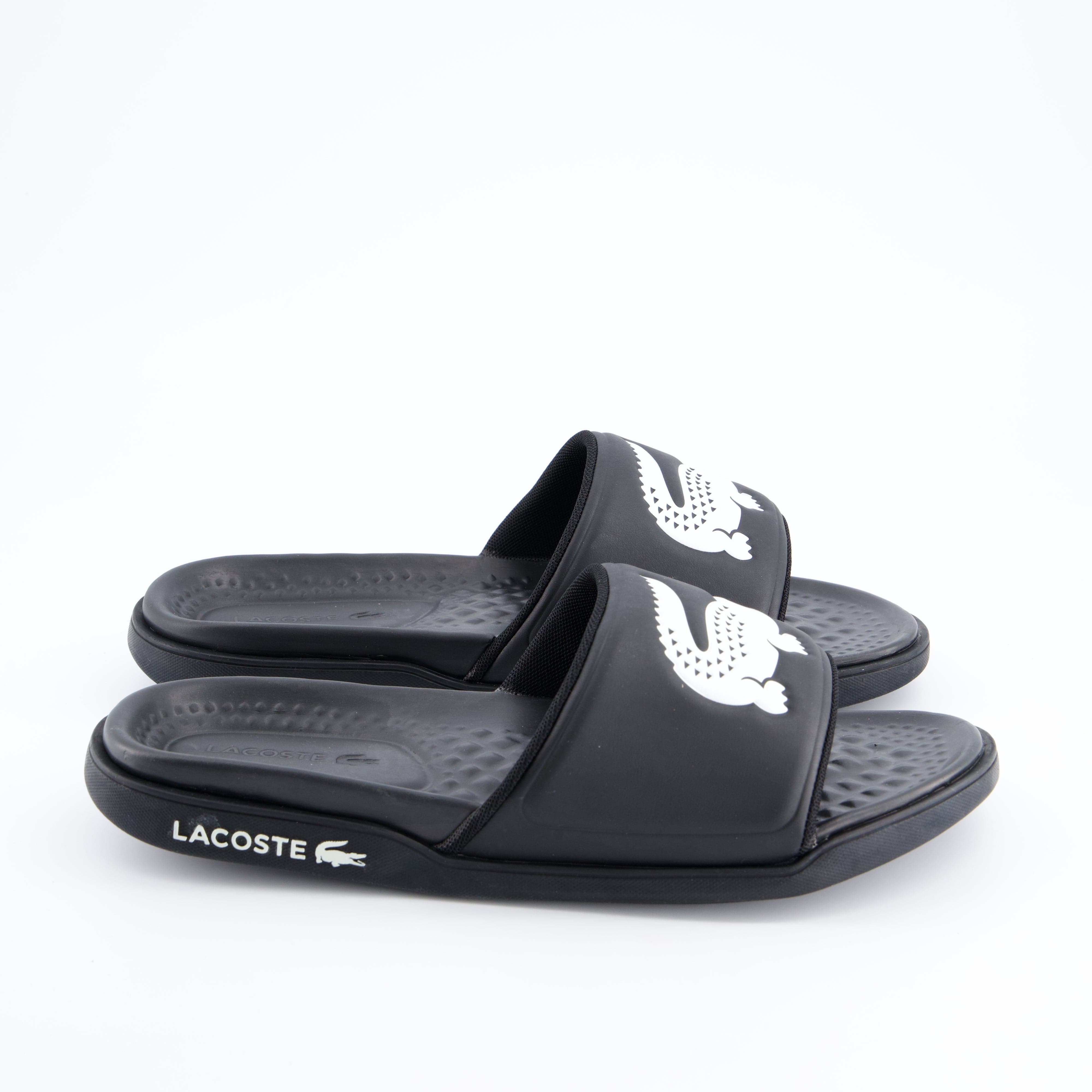 LACOSTE Herrenschuh - Hausschuh Hausschuh Serve Slide