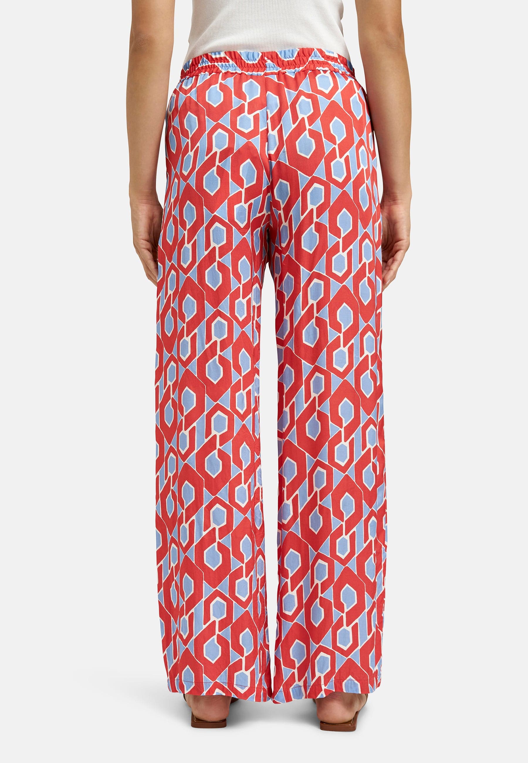 Milano Italy Bekleidung Damen - Hose Hose WIDELEG PANTS ELASTIC WAIST FRENCH