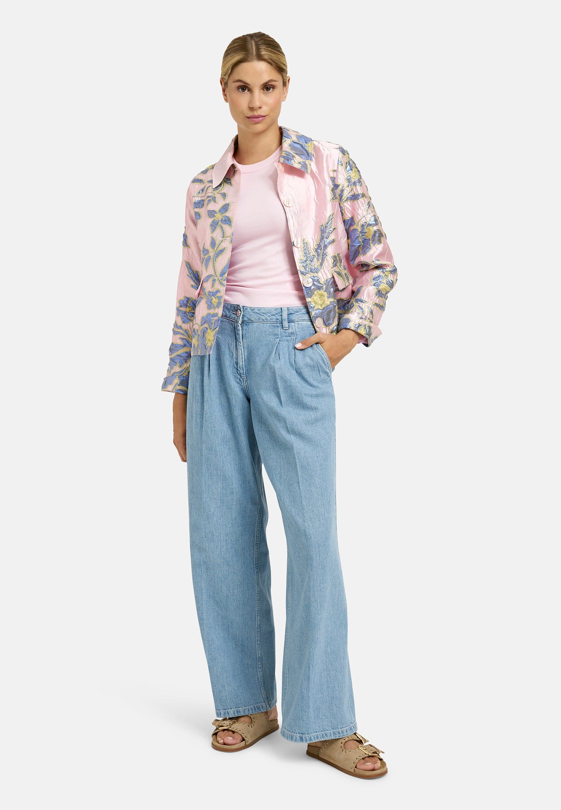 Milano Italy Bekleidung Damen - Jacke Jacke JACKET W COLLAR, PLACKET, FLAP POCK