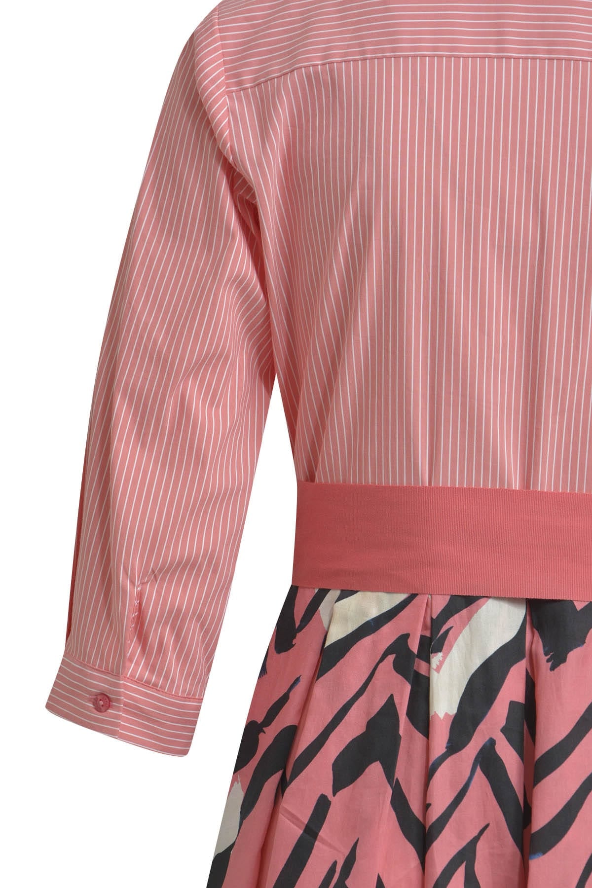 Milano Italy Bekleidung Damen - Kleid Kleid DRESS W FRILL COLLAR, PLACKET, 3/4