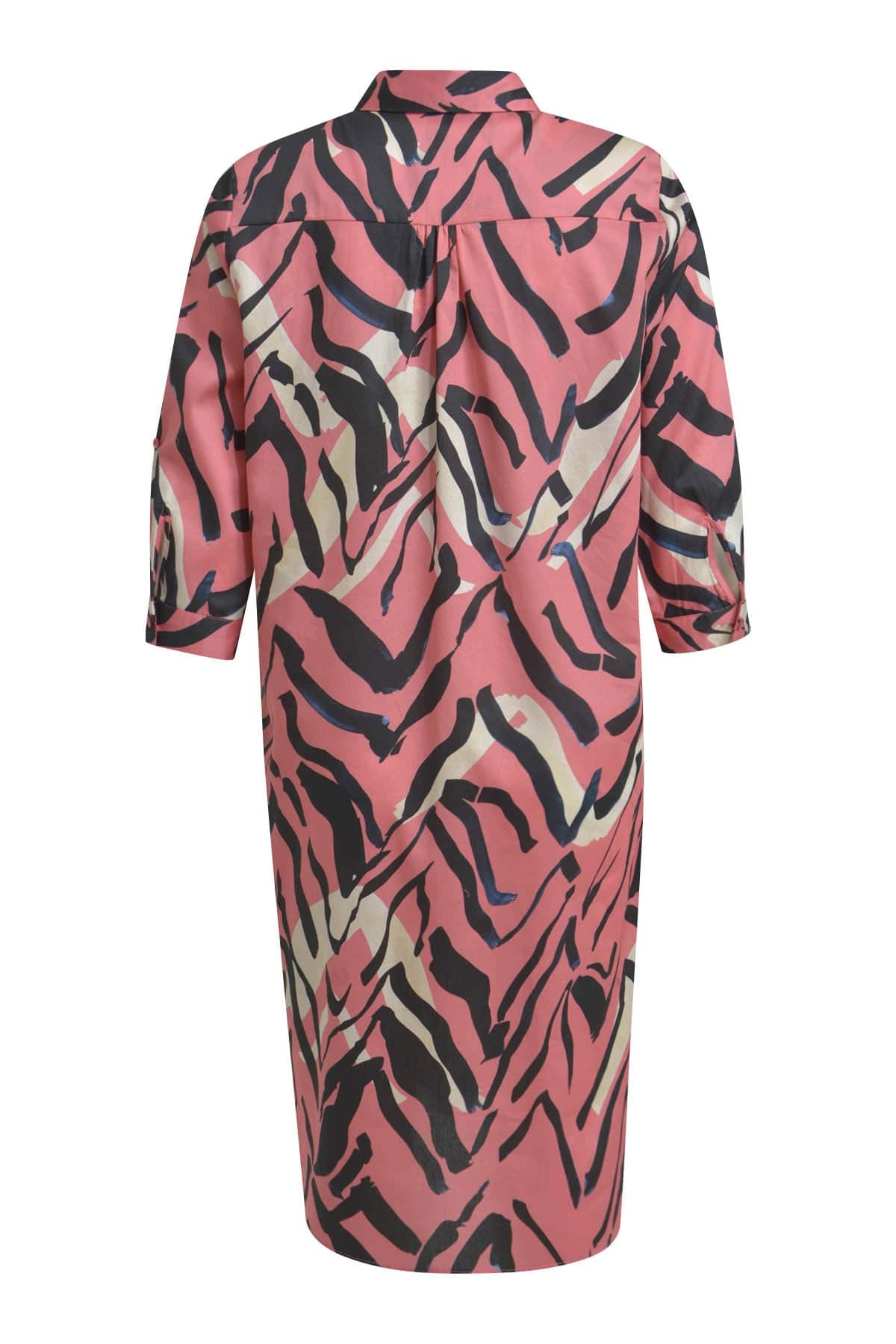 Milano Italy Bekleidung Damen - Kleid Kleid DRESS WITH COLLAR, HALF PLACKET, 3/