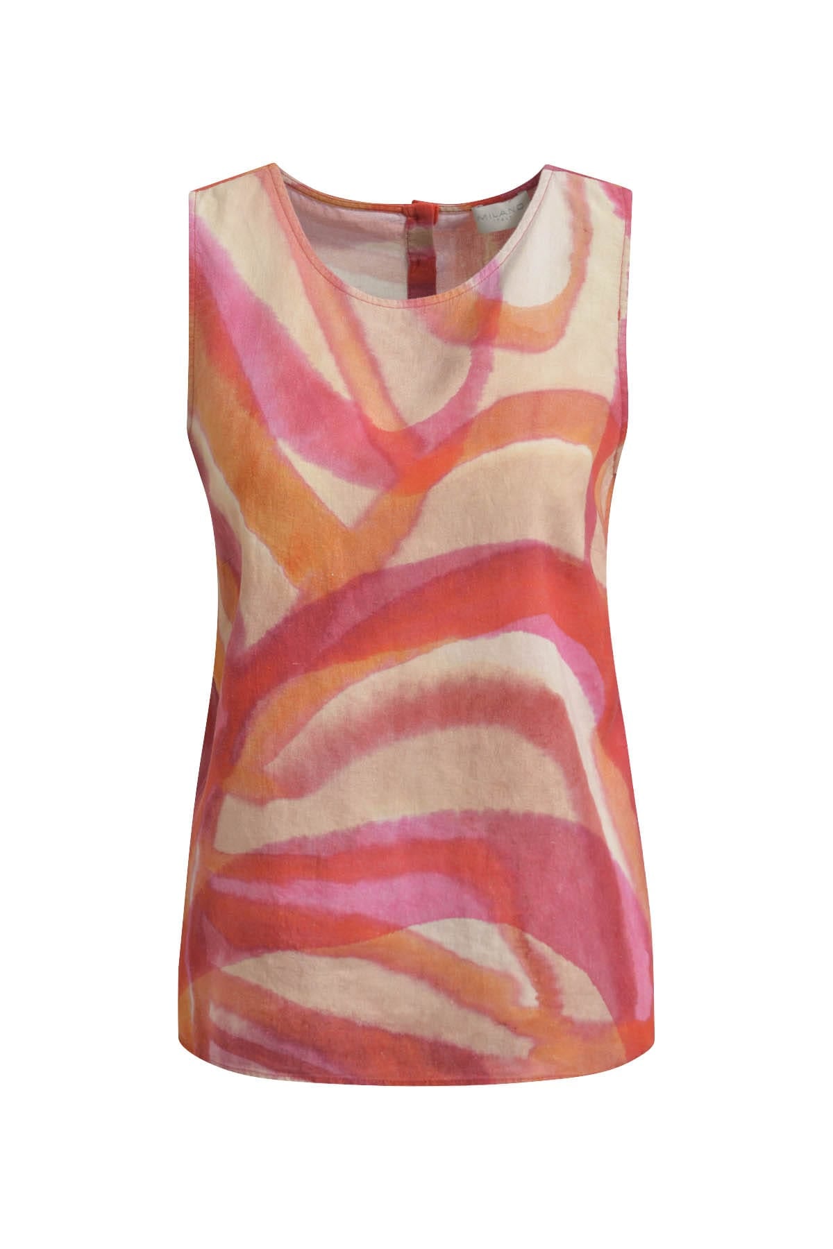 Milano Italy Bekleidung Damen - Oberteil Oberteil SLEEVELESS BLOUSE WITH ROUNDNECK
