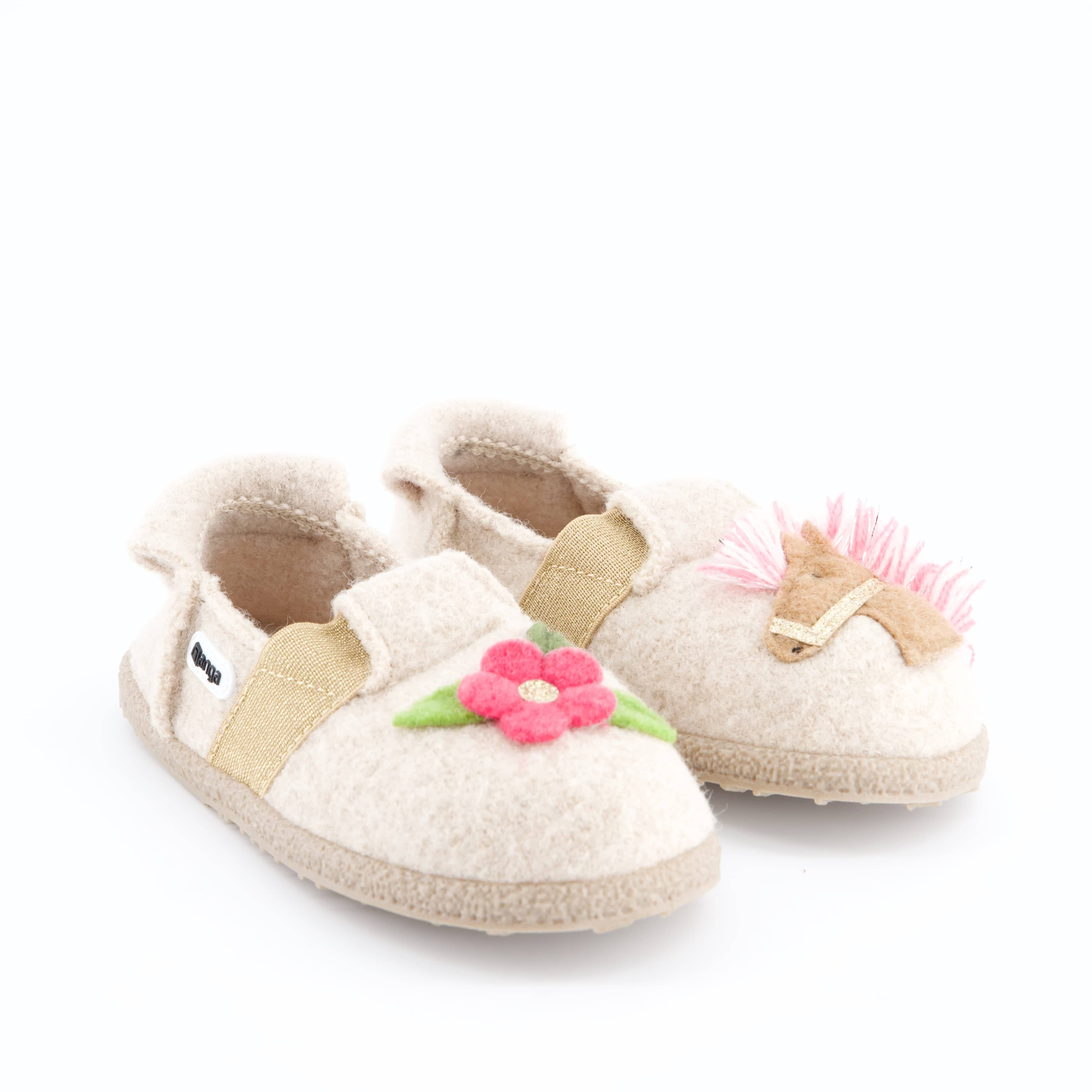 Nanga Mädchenschuhe - Hausschuh Hausschuh Little Horse 2.0