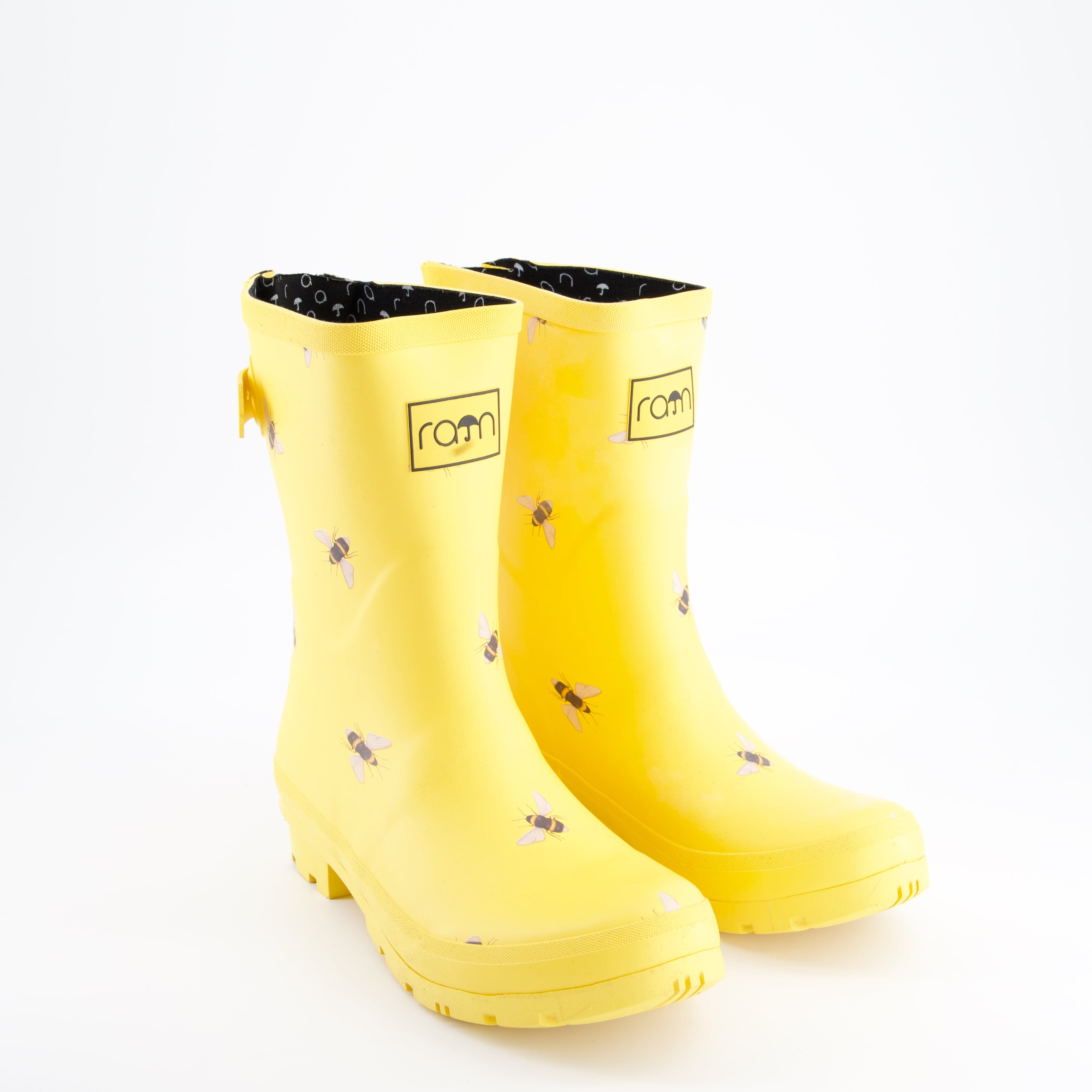 Rajnboots Damenschuhe - Stiefel Stiefel Bee yellow mid