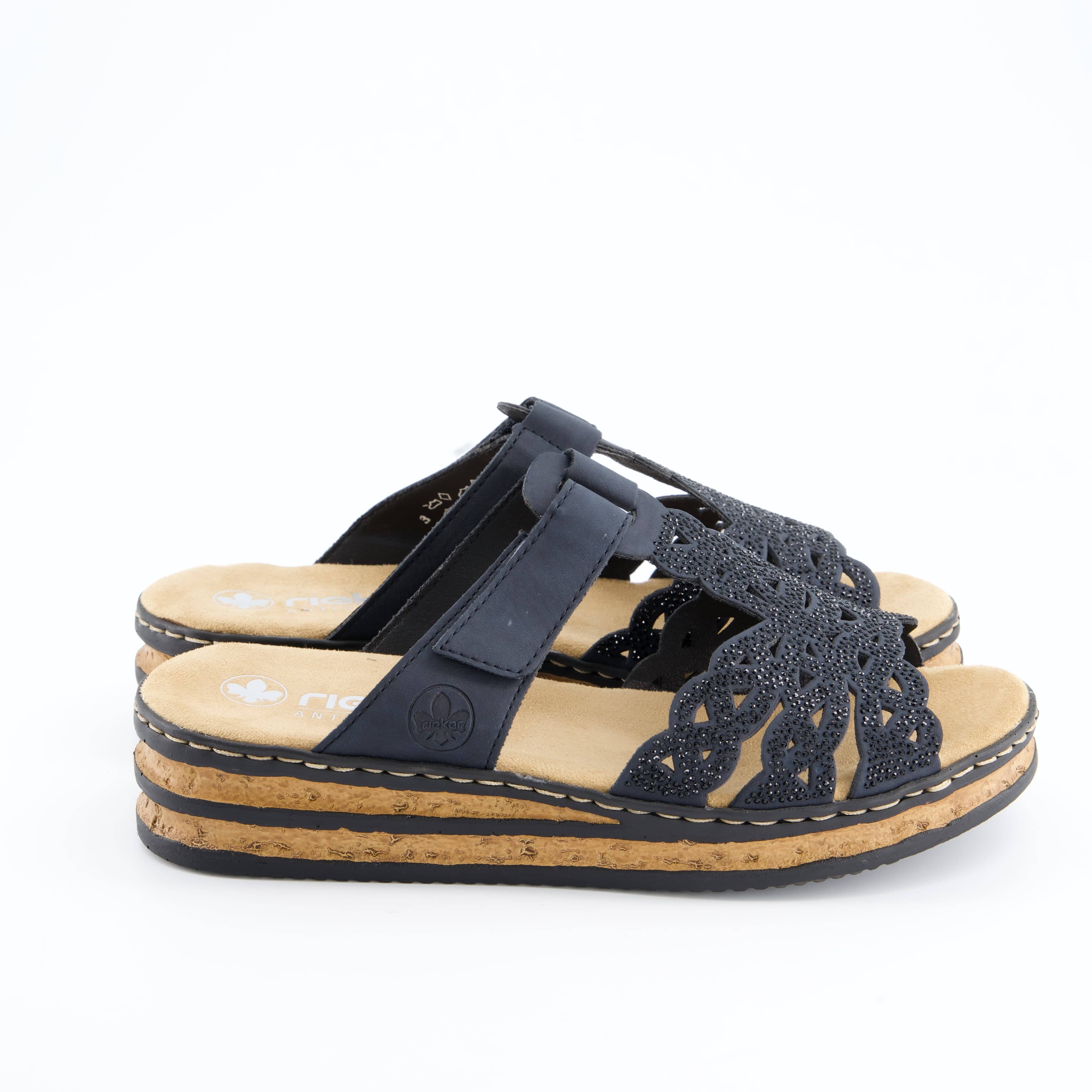 RIEKER Damenschuhe - Pantoffel Pantoffel