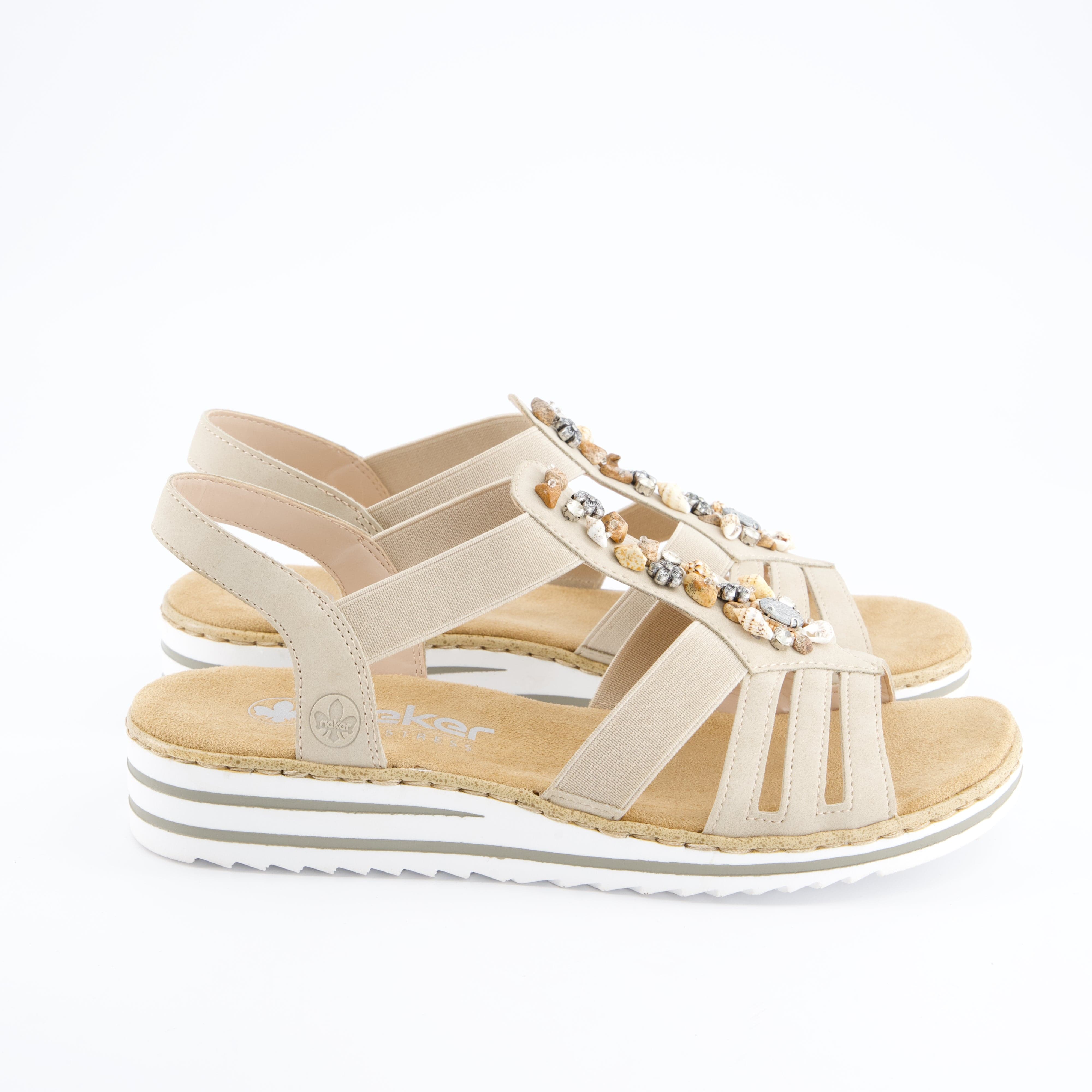RIEKER Damenschuhe - Sandalen, Sandalen