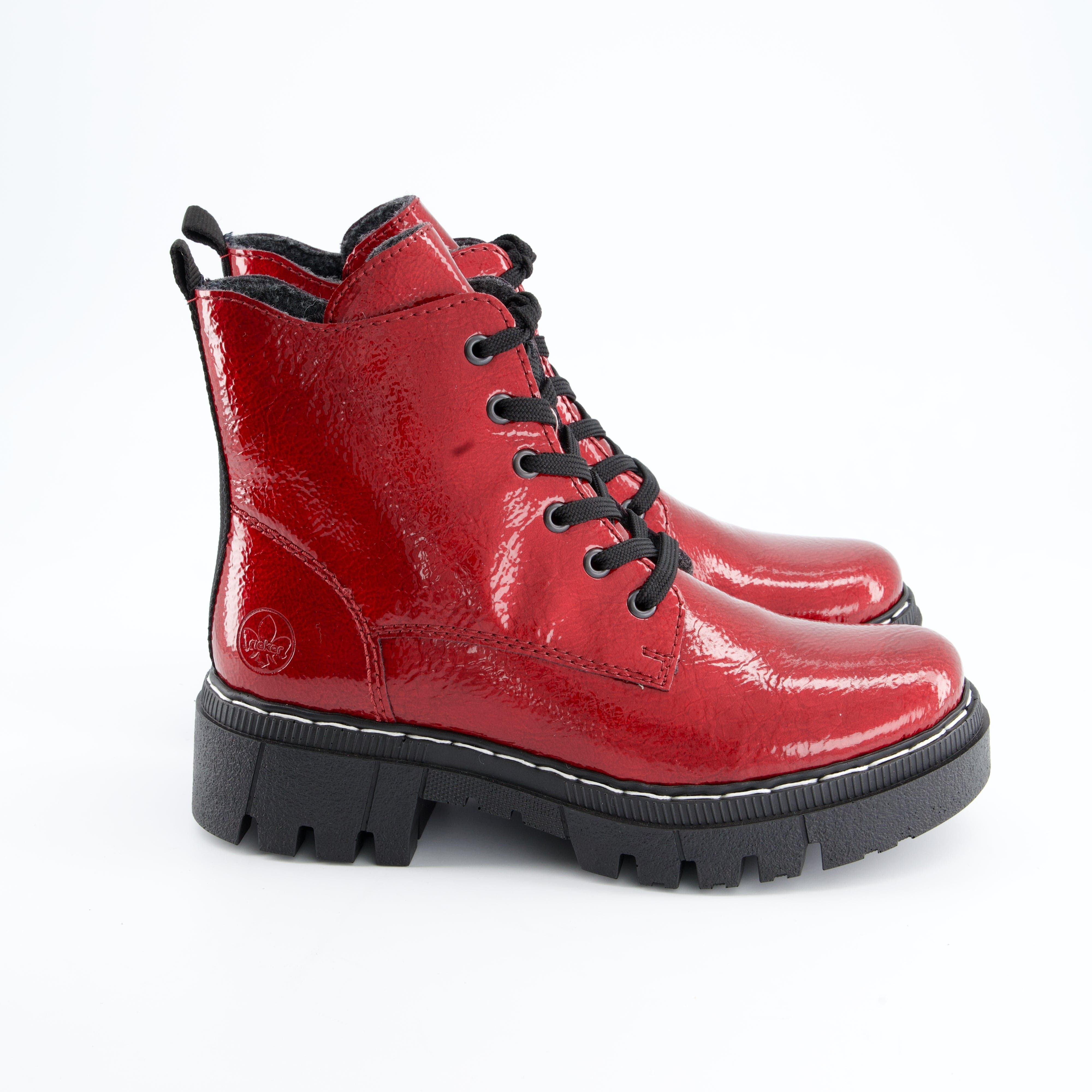 RIEKER Damenschuhe - Schnürboots Schnürboots