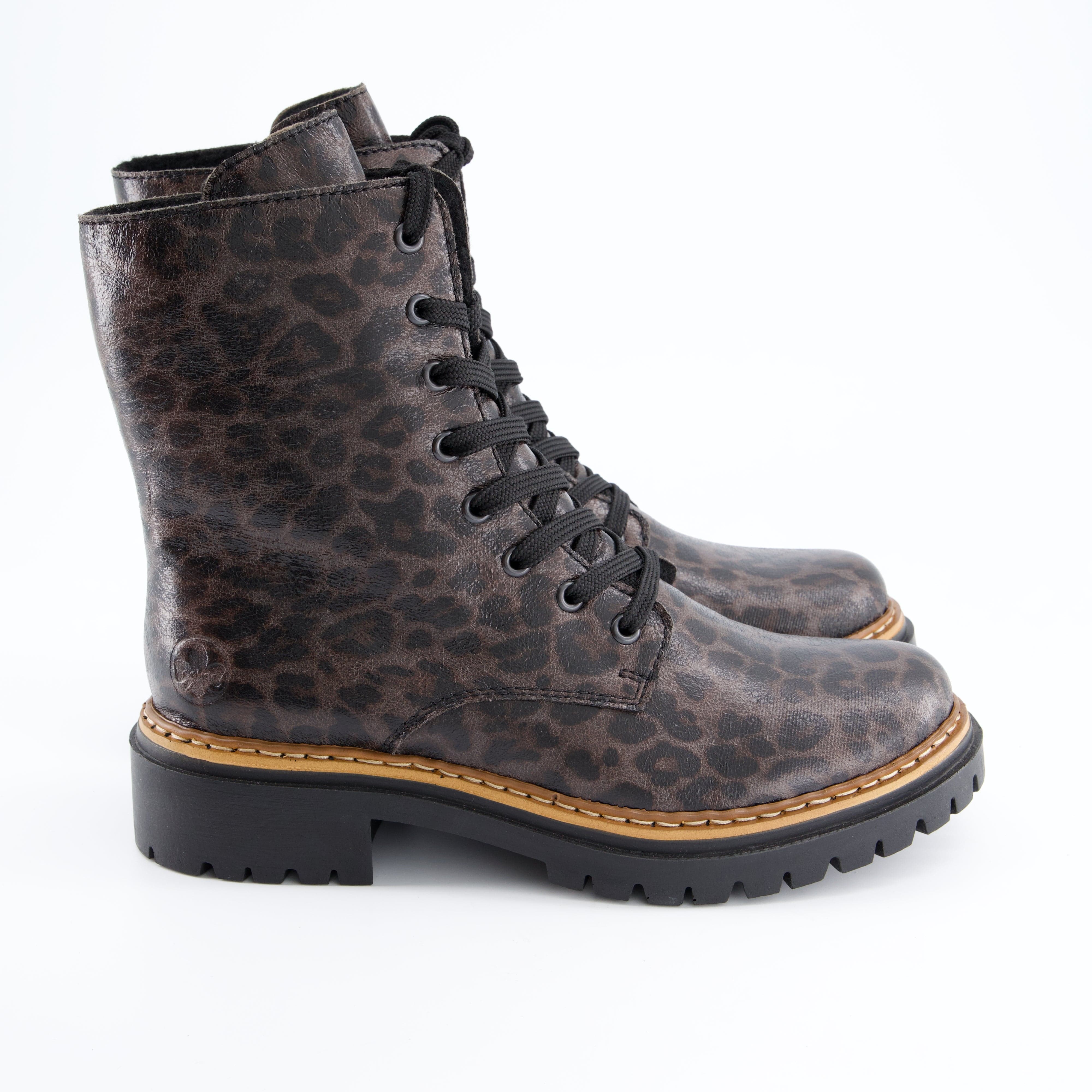 RIEKER Damenschuhe - Schnürboots Schnürboots HWK Damen Stiefel