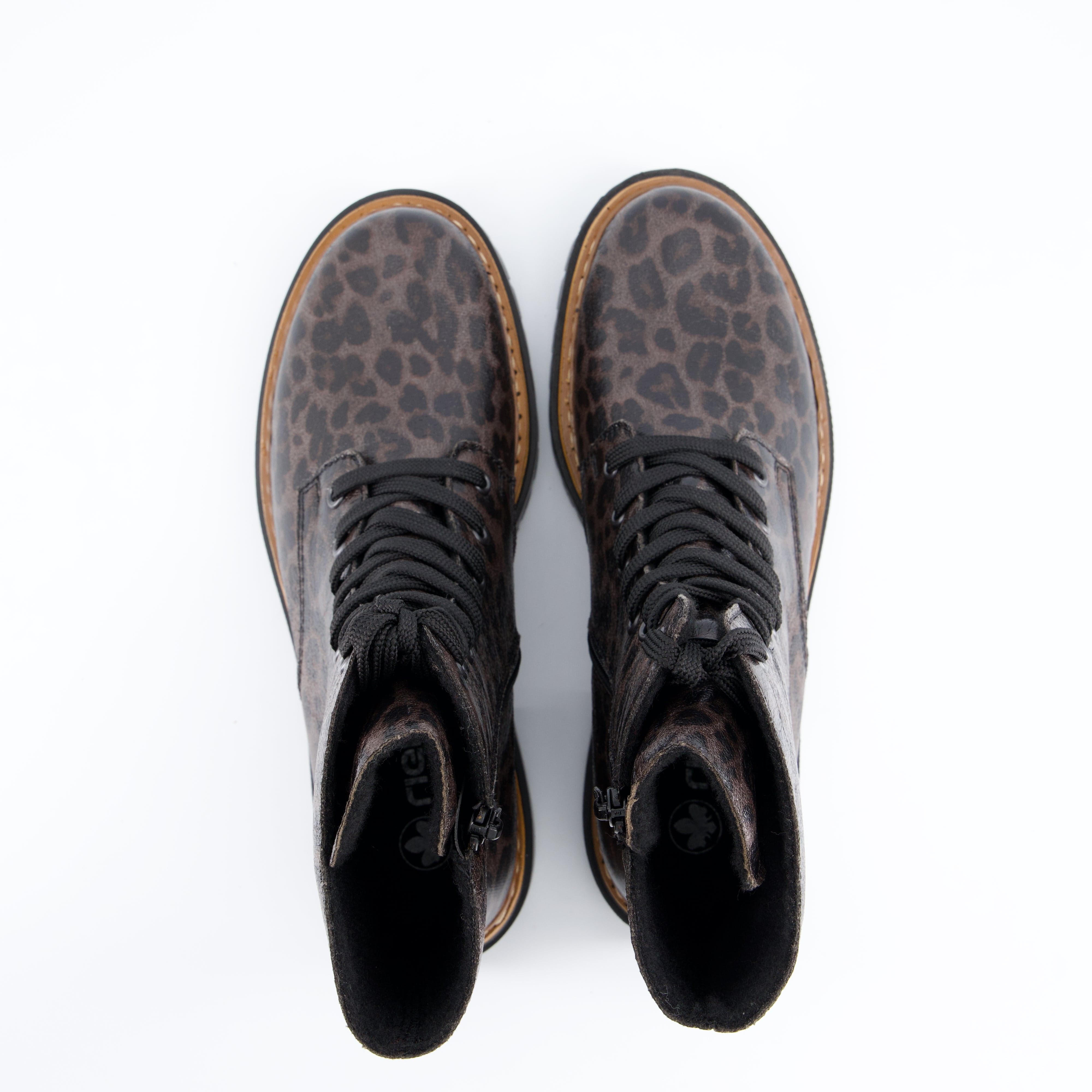 RIEKER Damenschuhe - Schnürboots Schnürboots HWK Damen Stiefel