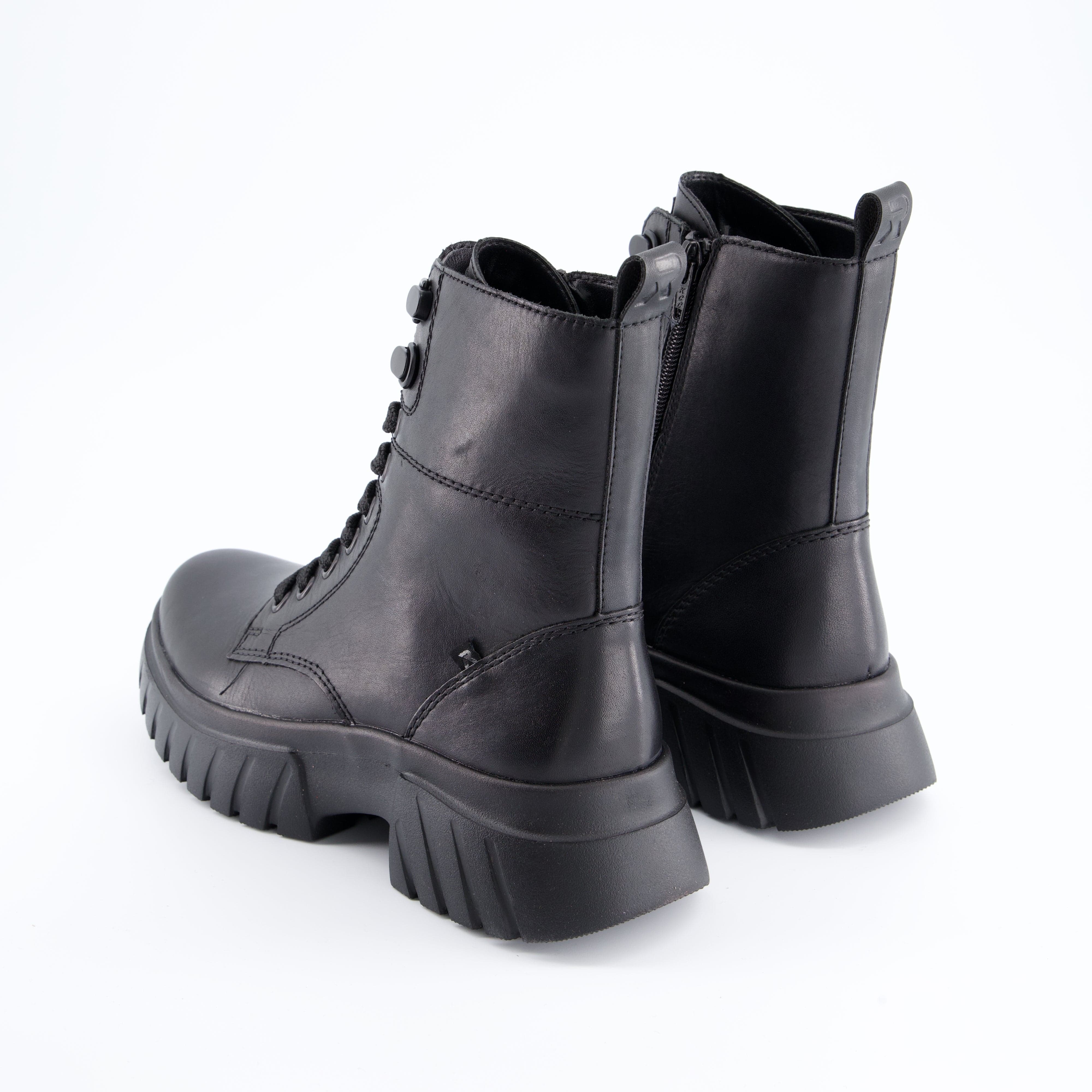RIEKER Damenschuhe - Schnürboots Schnürboots HWK Damen Stiefel