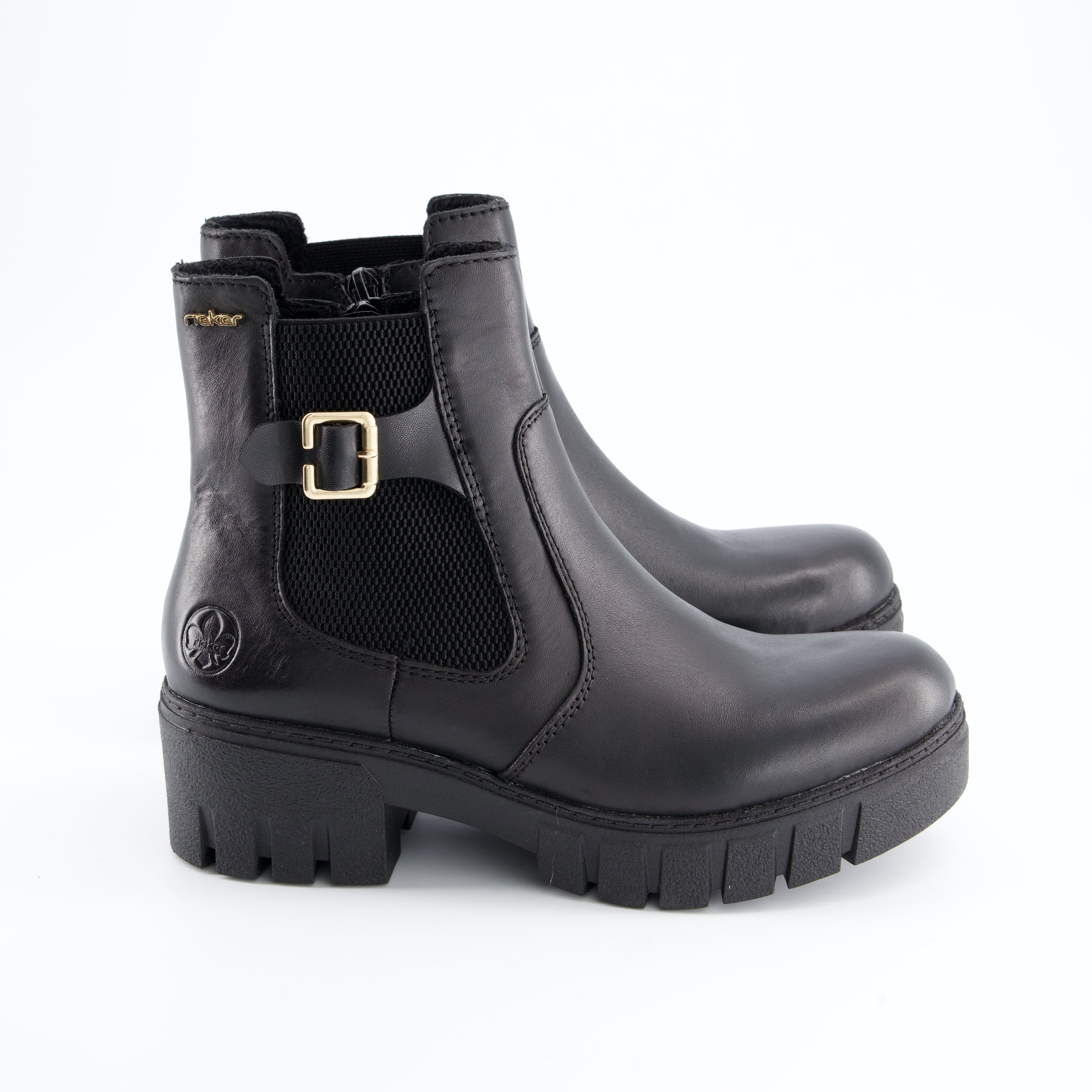 RIEKER Damenschuhe - Stiefelette Stiefelette