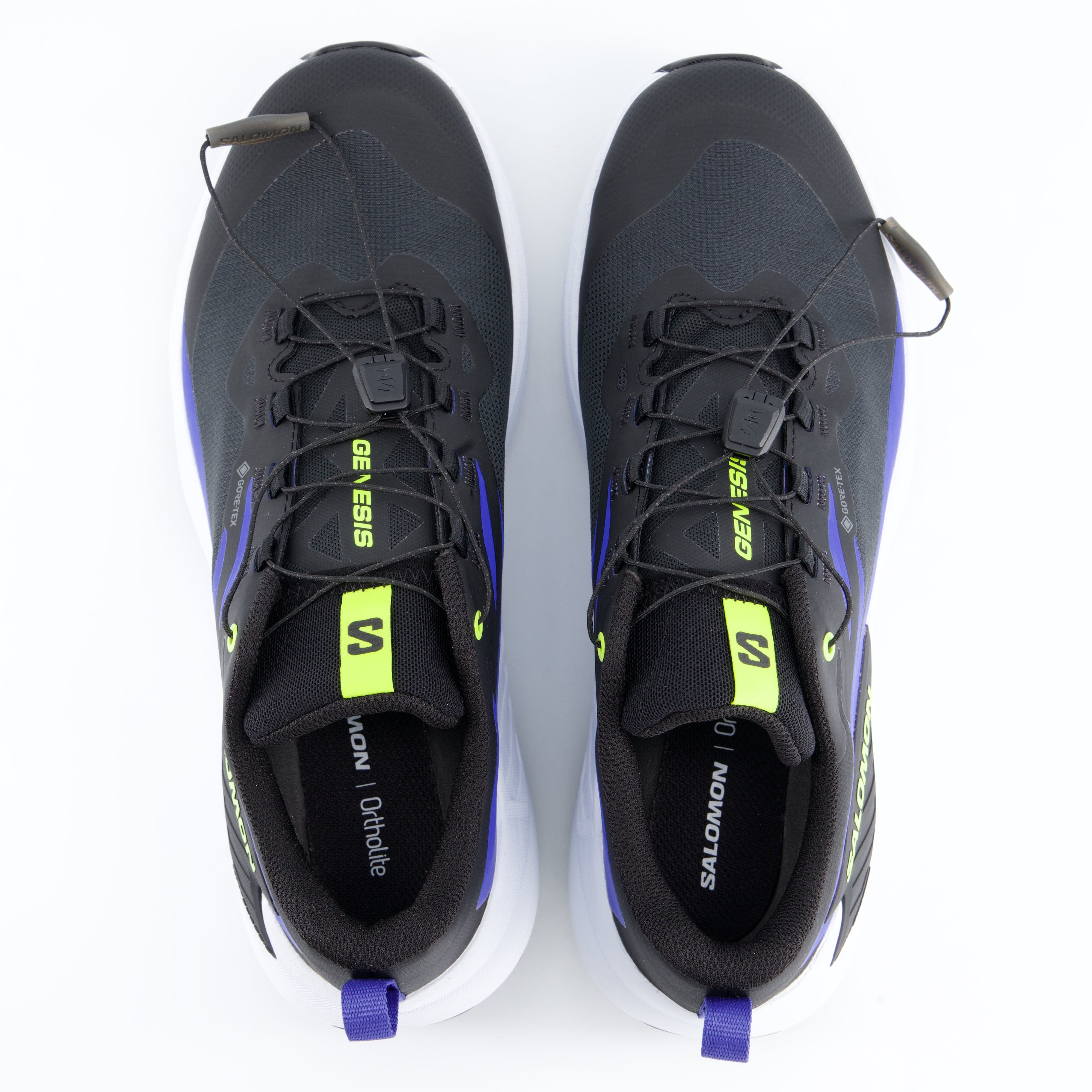 SALOMON Herrenschuh - Laufschuhe Laufschuhe GENESIS GTX Black/BLU