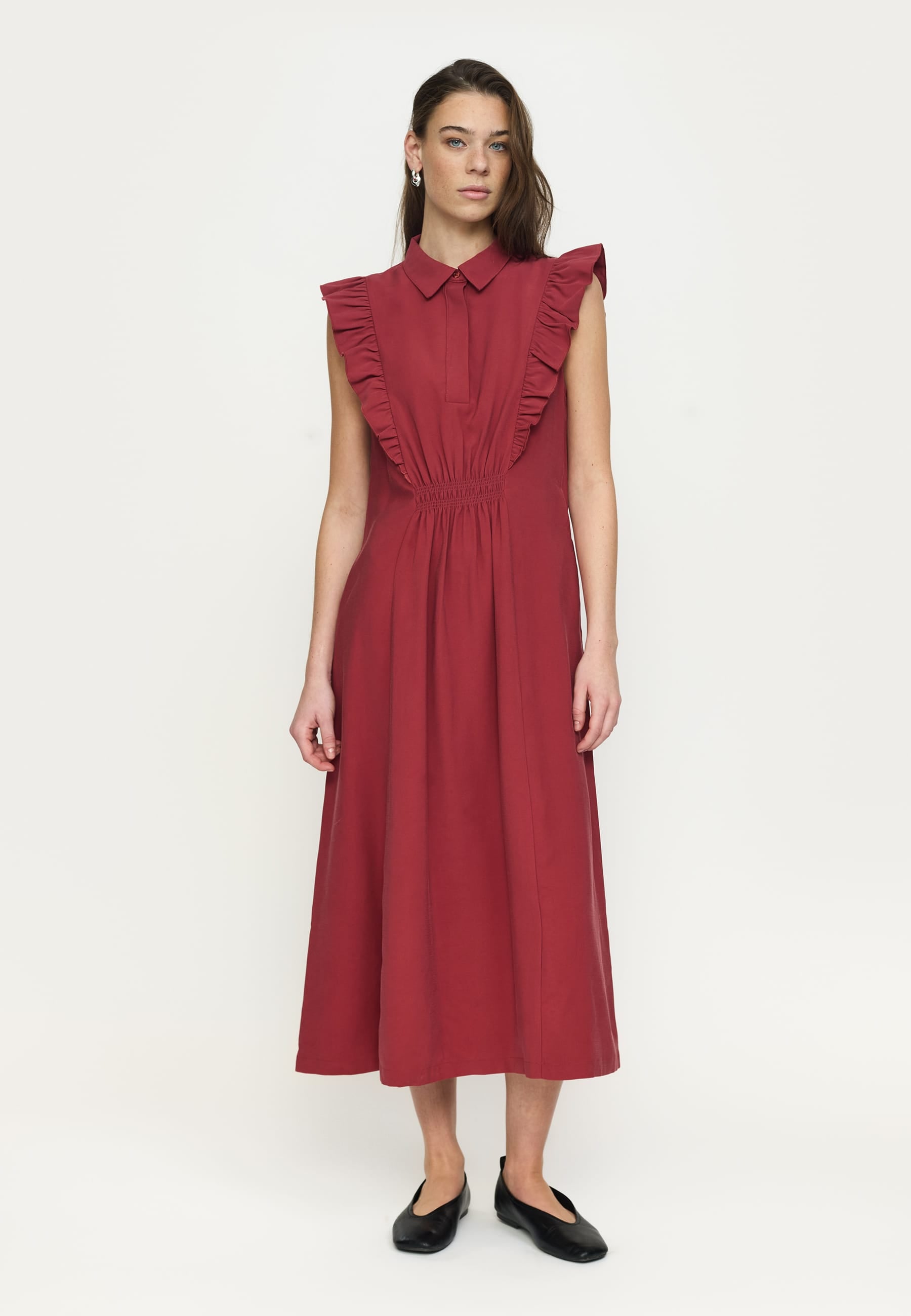 Soft Rebels Bekleidung Damen - Kleid Kleid SRHanna Midi Dress