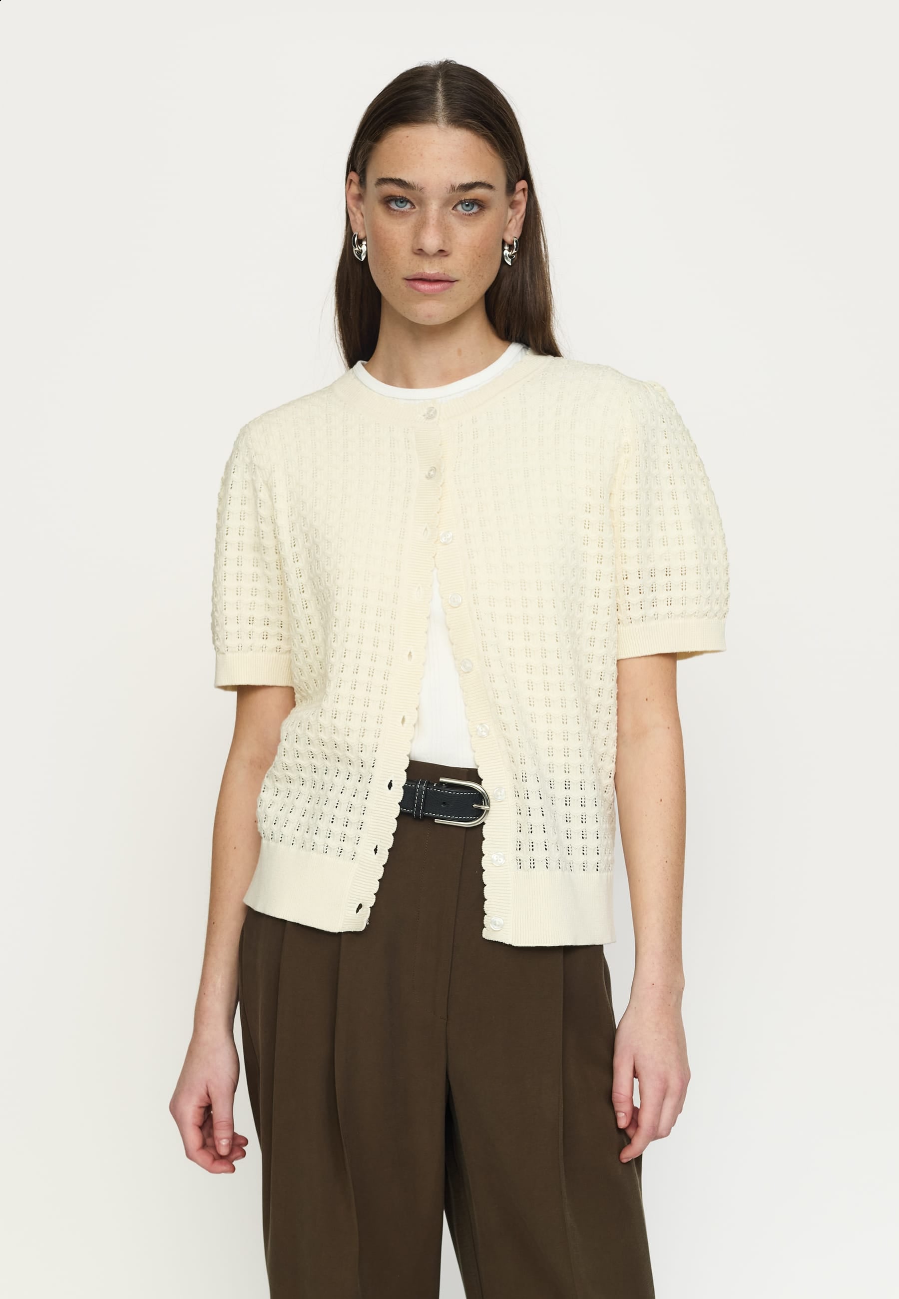 Soft Rebels Bekleidung Damen - Oberteil Oberteil SRAlarice SS Cardigan Knit