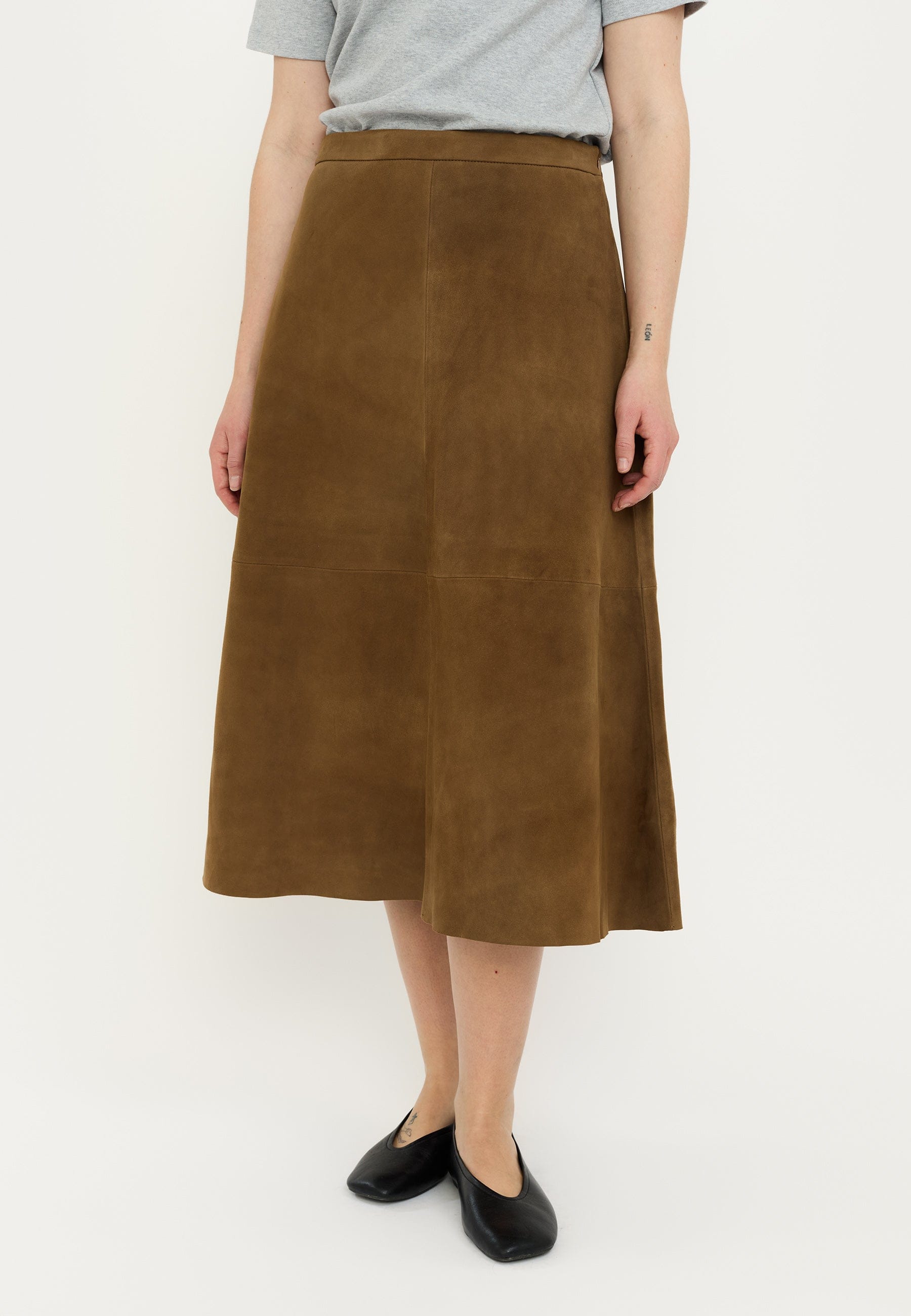 Soft Rebels Bekleidung Damen - Rock Rock SRPetra Suede Skirt