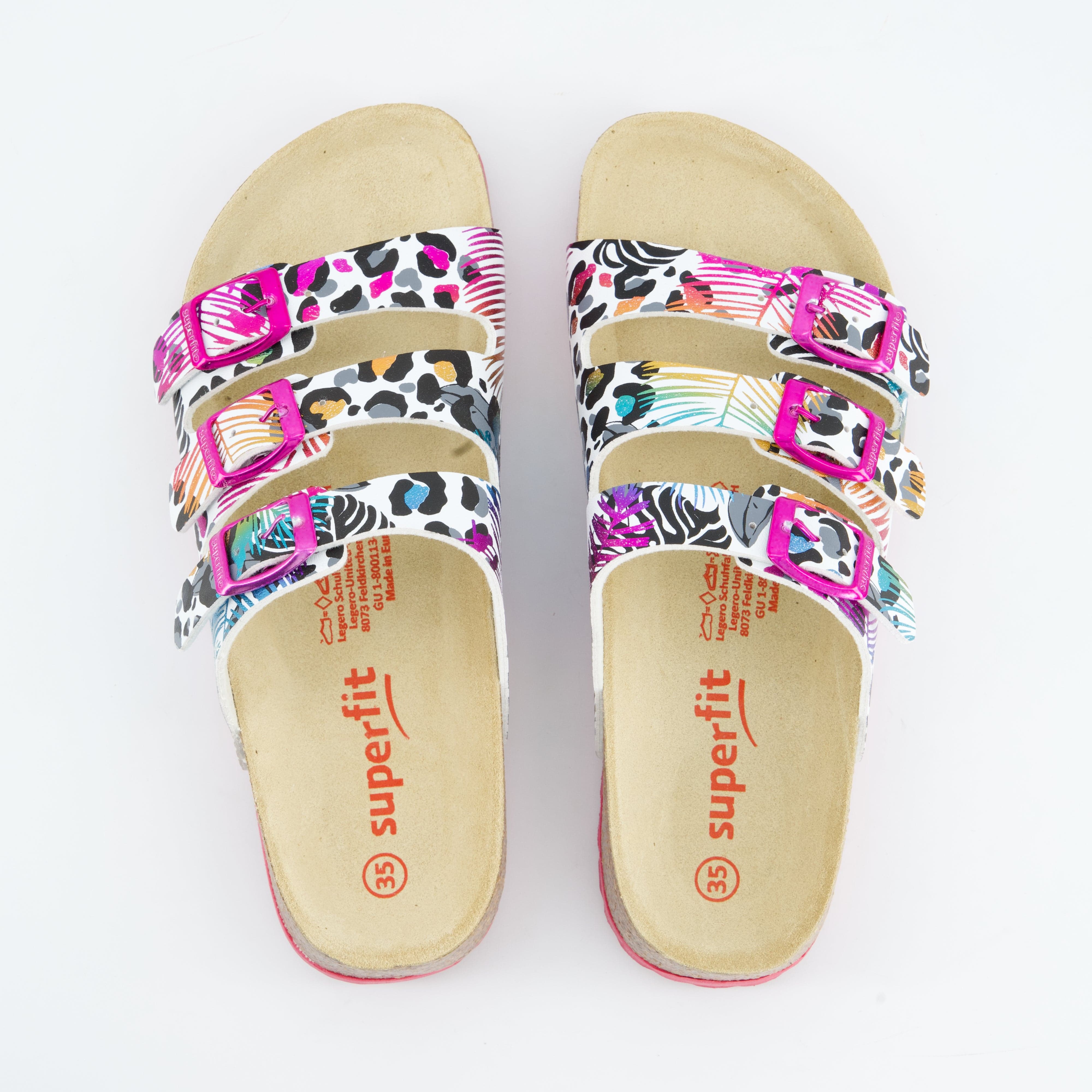 SUPERFIT Mädchenschuhe - Hausschuh Hausschuh FUSSBETTPANTO