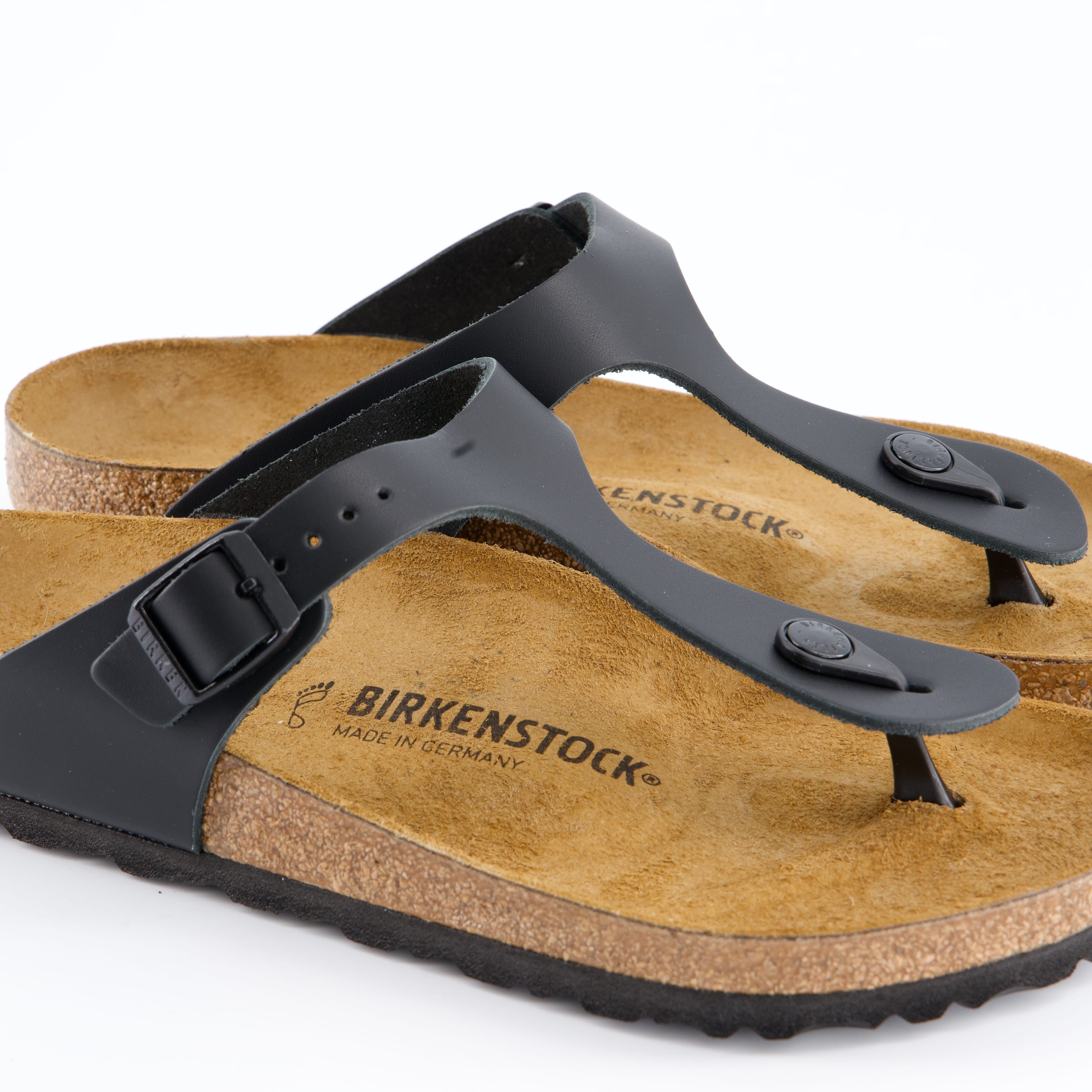 BIRKENSTOCK Herrenschuh - Pantoffel Pantoffel Gizeh BS Natural Leather