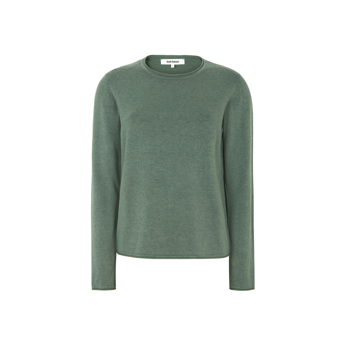 Oberteil SRMarla O-neck Knit Roll Edge