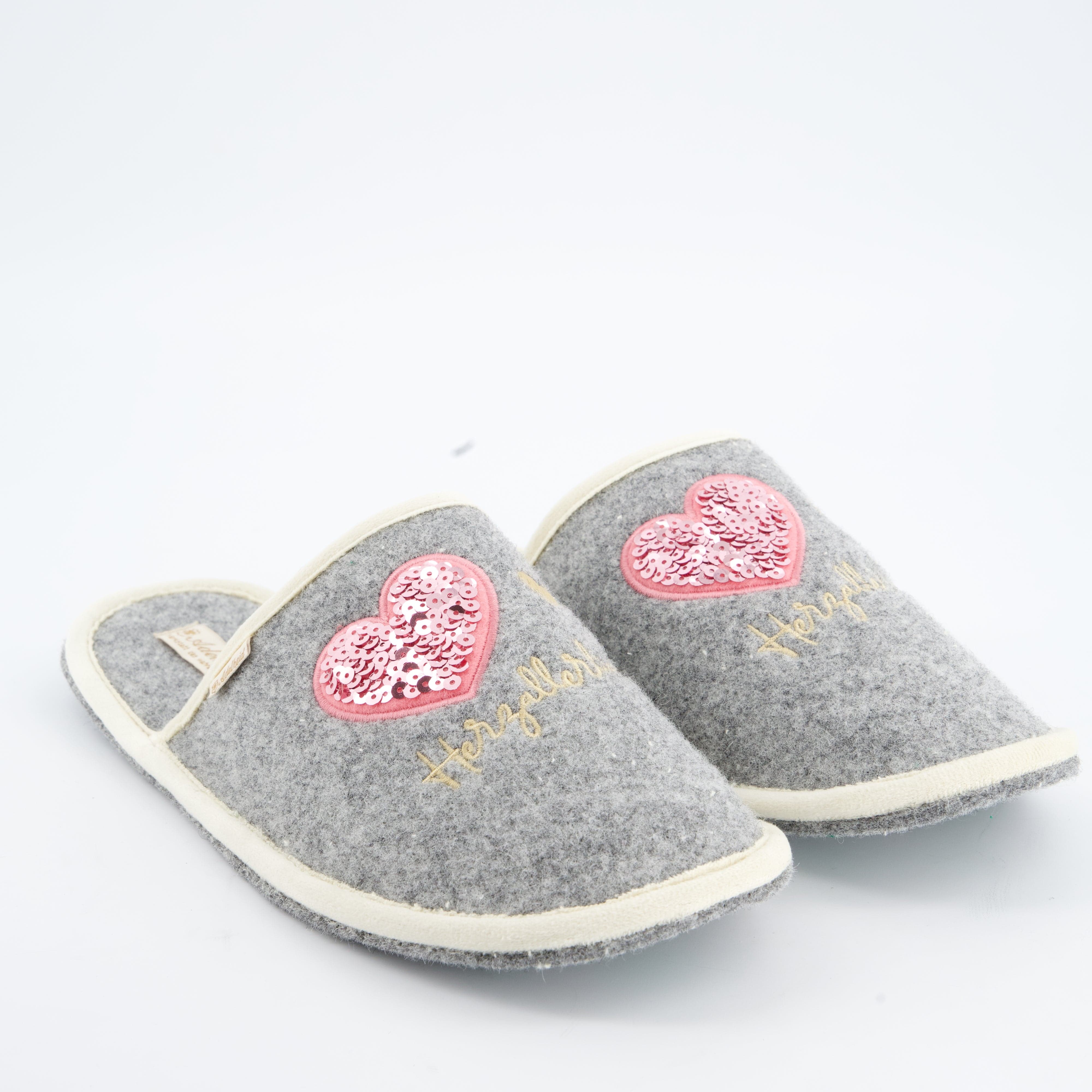 ADELHEID Damenschuhe - Hausschuhe Hausschuhe Herzallerliebst