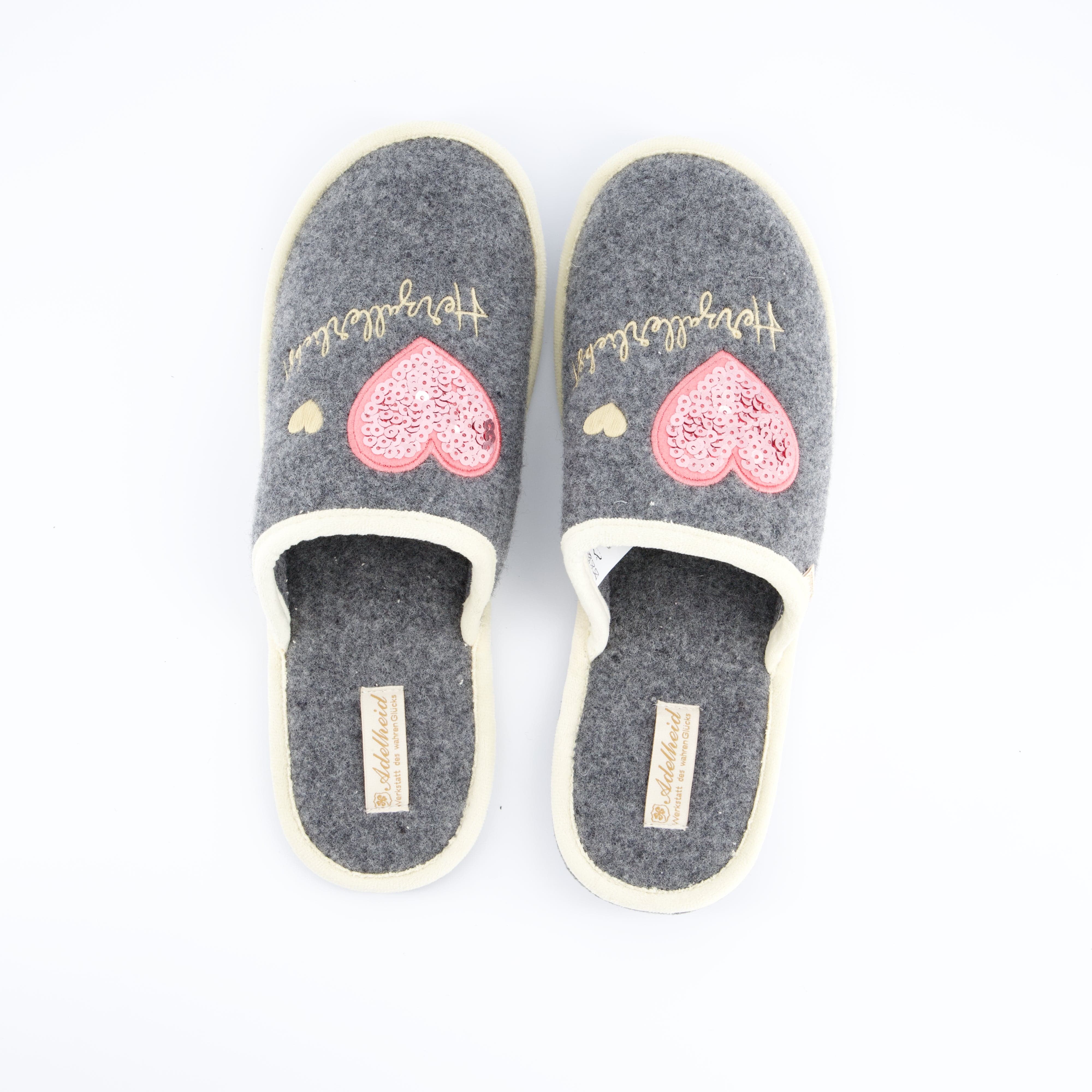 ADELHEID Damenschuhe - Hausschuhe, Hausschuhe Herzallerliebst
